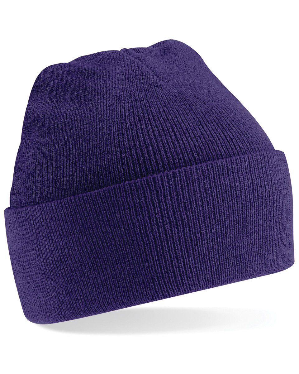 Beechfield Original Cuffed Beanie Colour=Purple Size=O/S