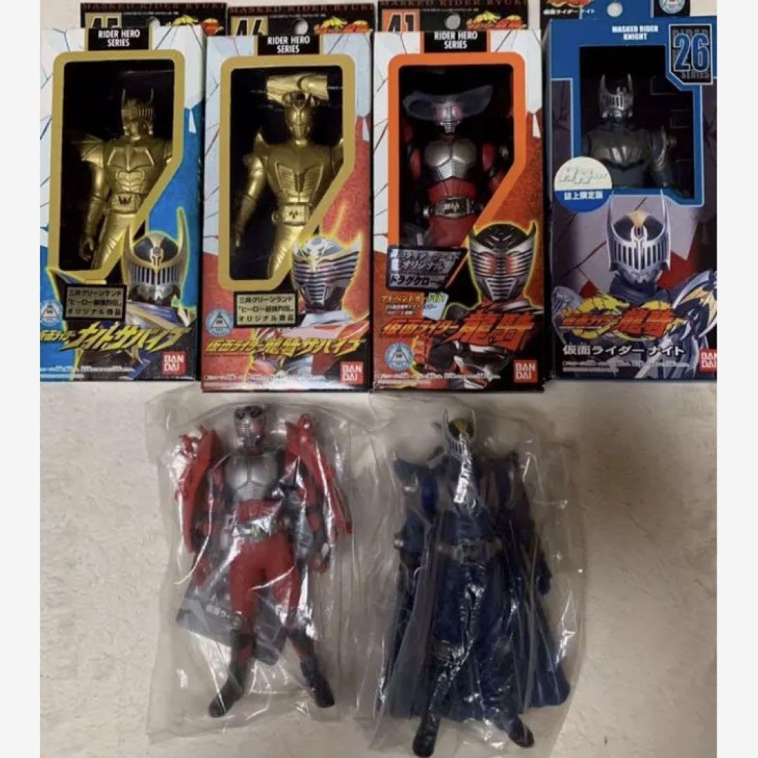 新品 希少 限定 RIDER HERO 仮面ライダー 龍騎 ソフビ 12体セット Amazon.co.jp: RIDER HERO 仮面 龍騎 ソフビ 12体セット : おもちゃ