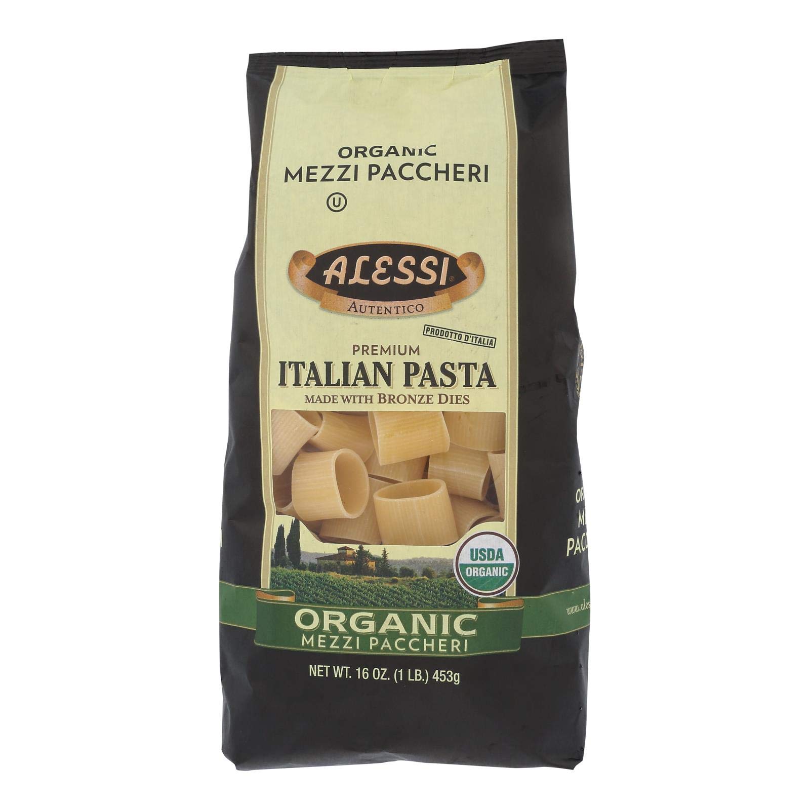 Alessi Pasta Mezzi Pacher Organic, 16 oz