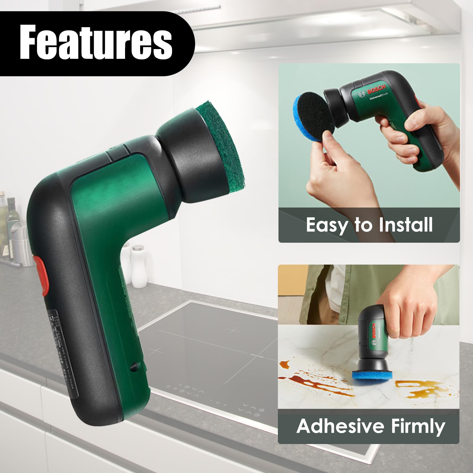SUNOYA Cleaning Pads Set of 30 Electric Cleaning Brushes Compatible