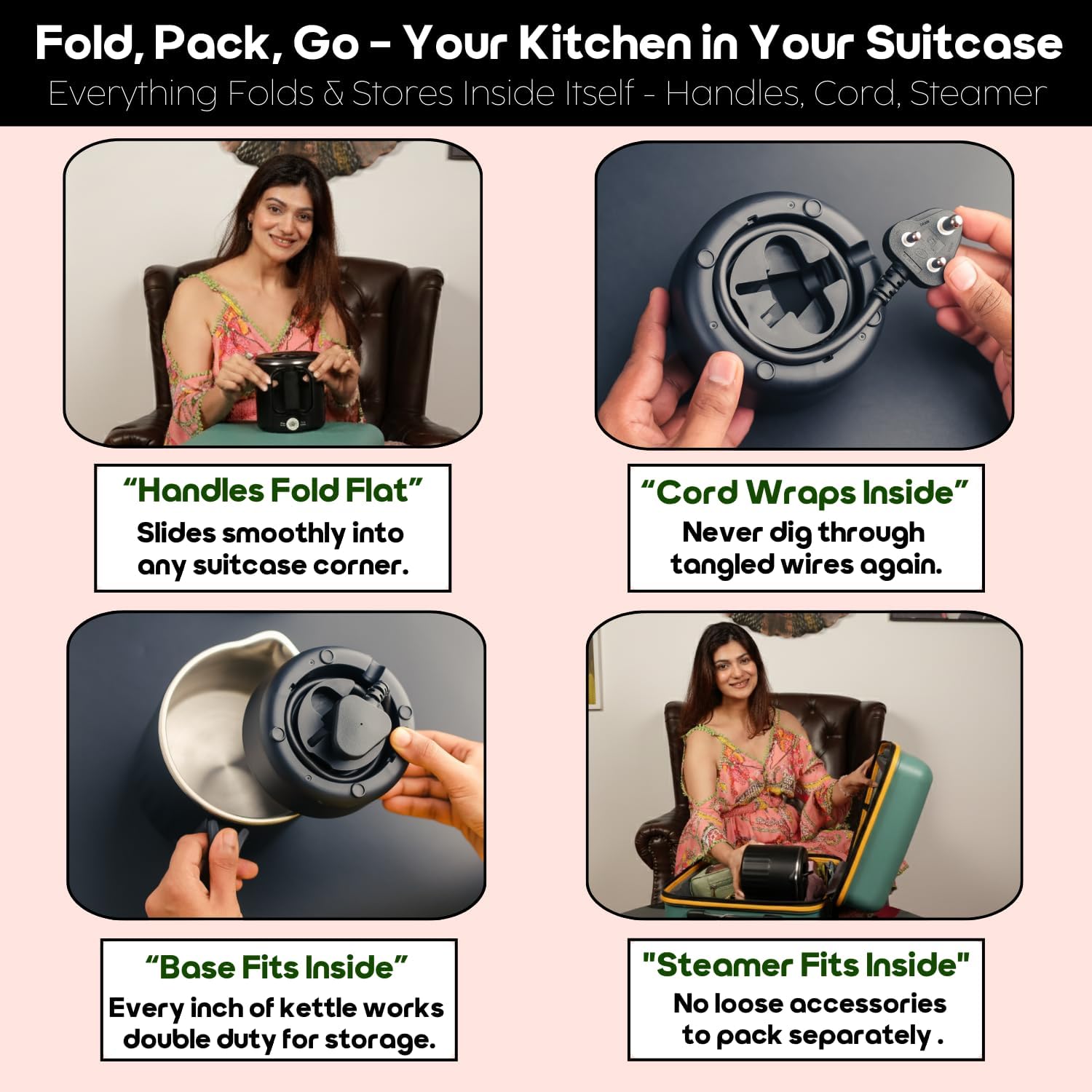 Portable MultiKettle - Cook Noodles & More! -8