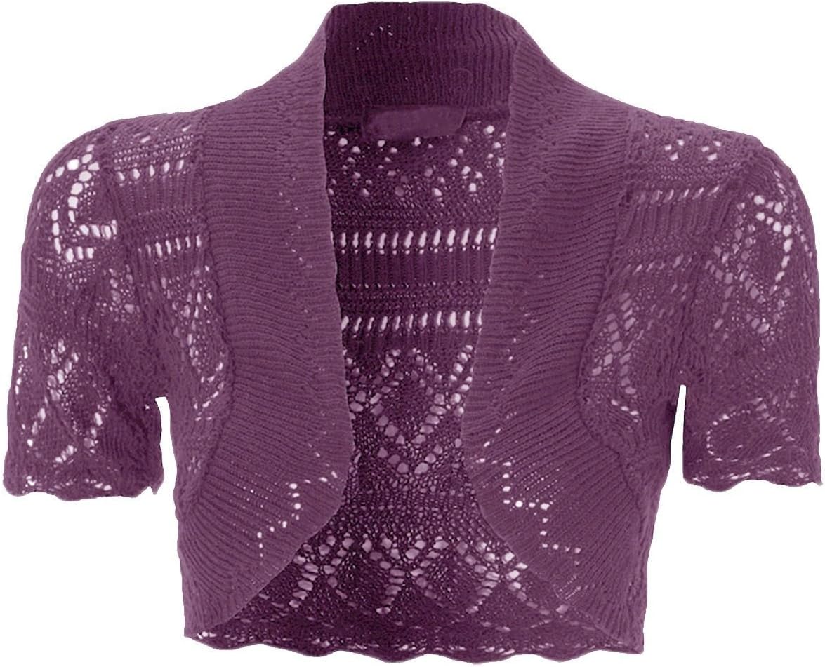 NEW KIDS GIRLS Bolero Knitted Cardigan Shrugs Top AGE: 2 3 4 5 6 7 8 9 10 11 12 13 Years
