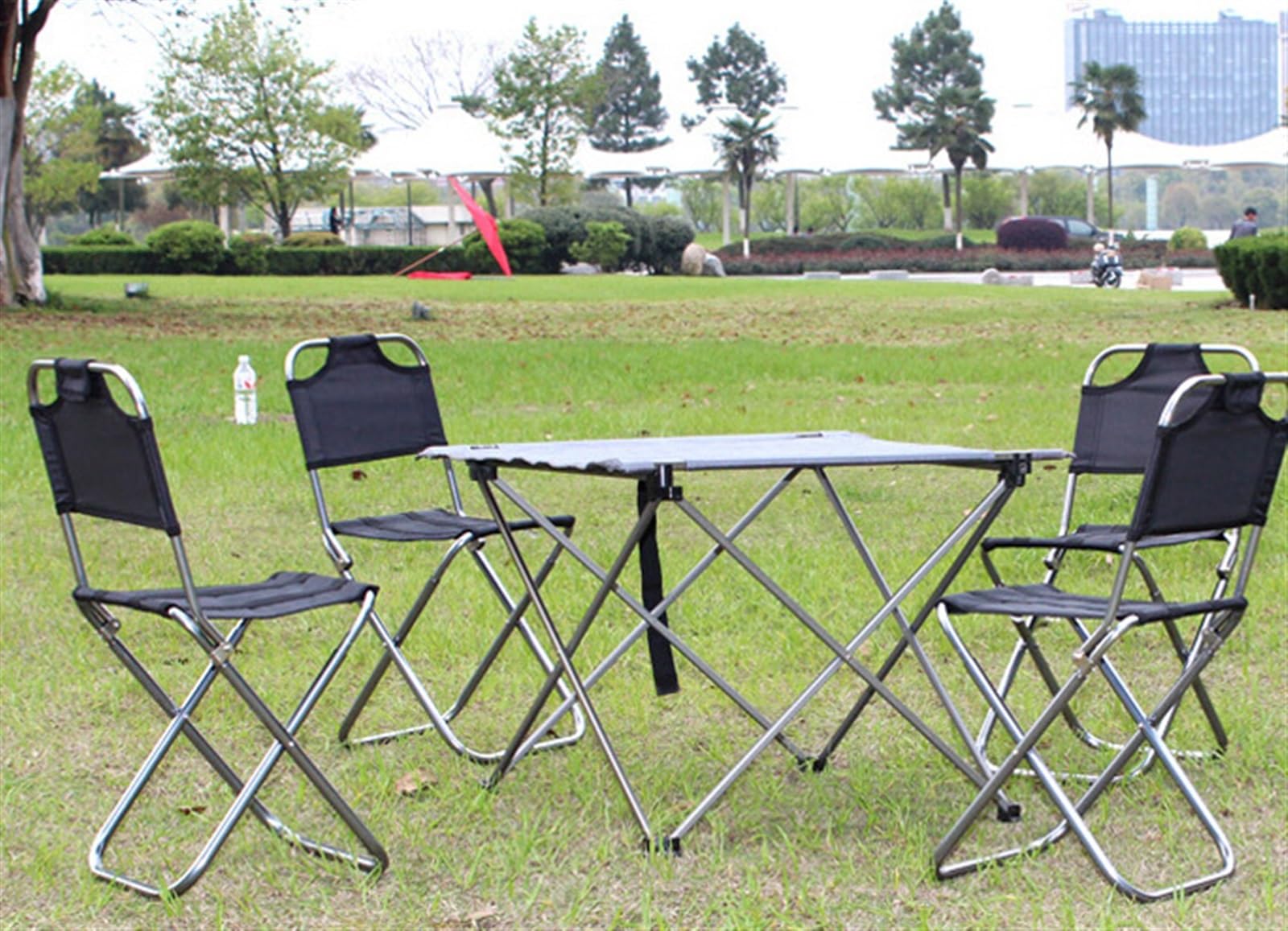 Camping Chair Leichter Outdoor-Angelstuhl Aus Stabiler Aluminiumlegierung, Klappbarer Trompetenstuhl Klappbarer Campingstuhl