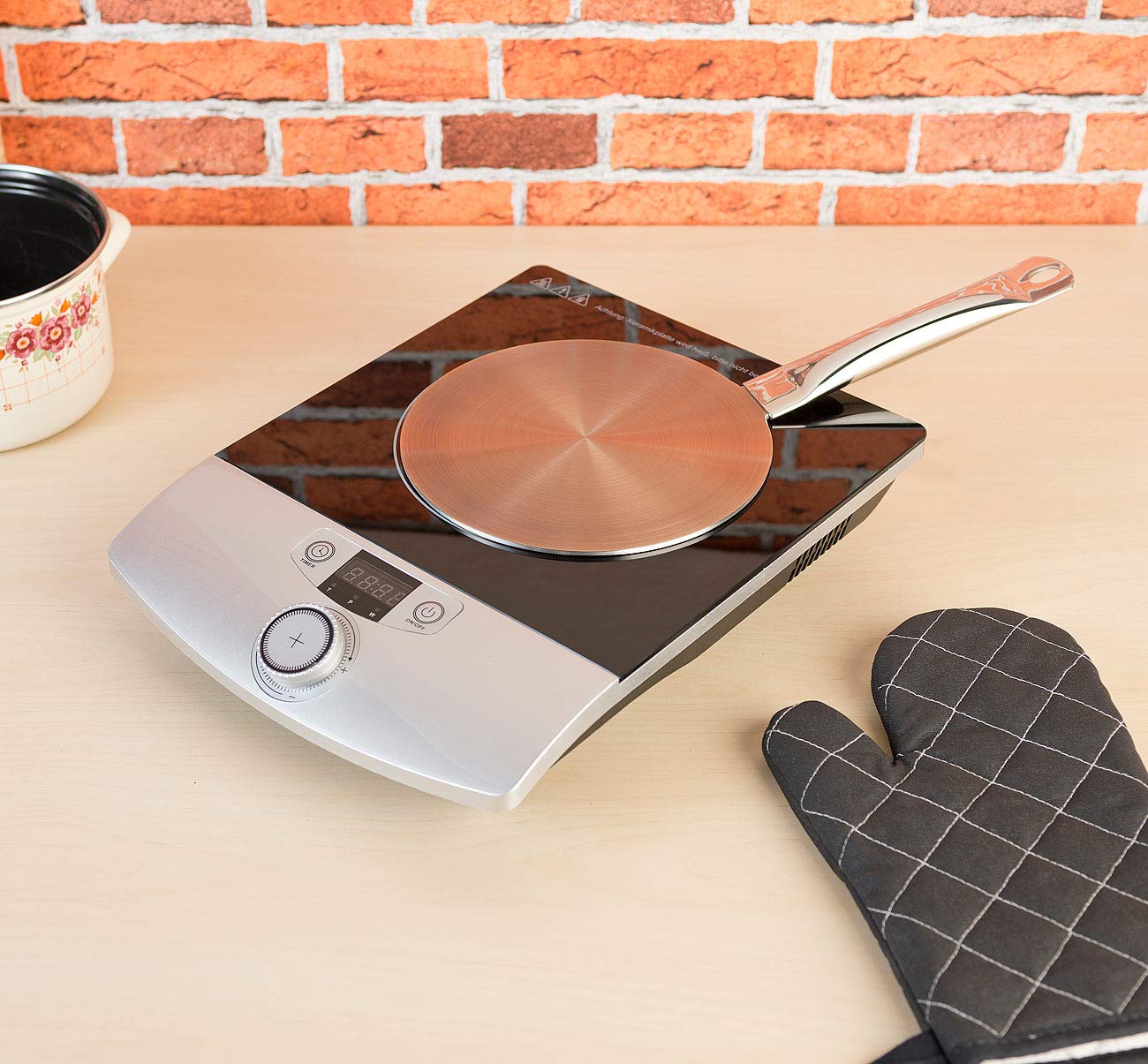 Induktions-Adapterplatte Für Nicht-magnetische Töpfe - Gleichmäßige Wärmeverteilung