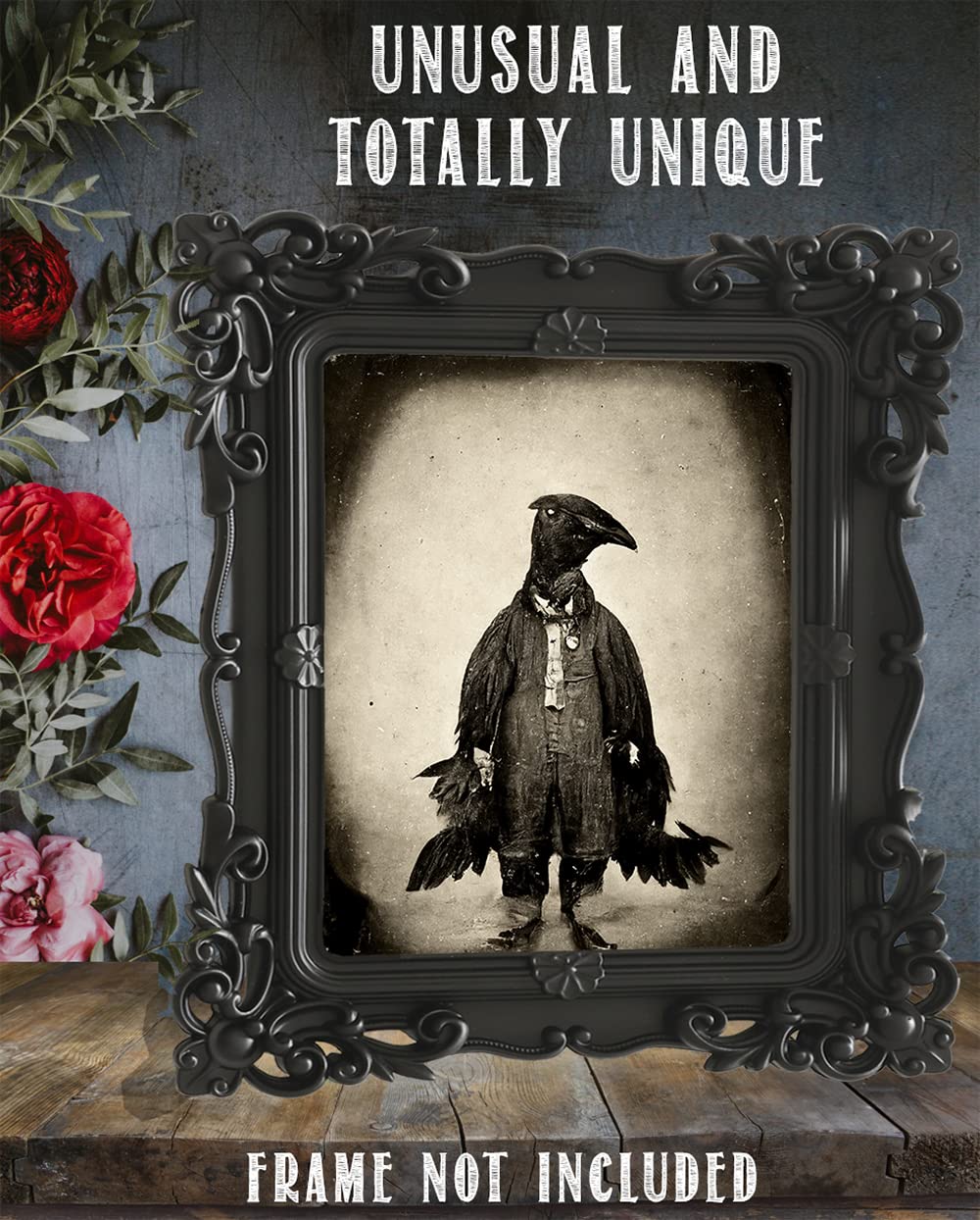 Amazon.com: Raven Man 11x14 Unframed Print – Surreal & Eerie