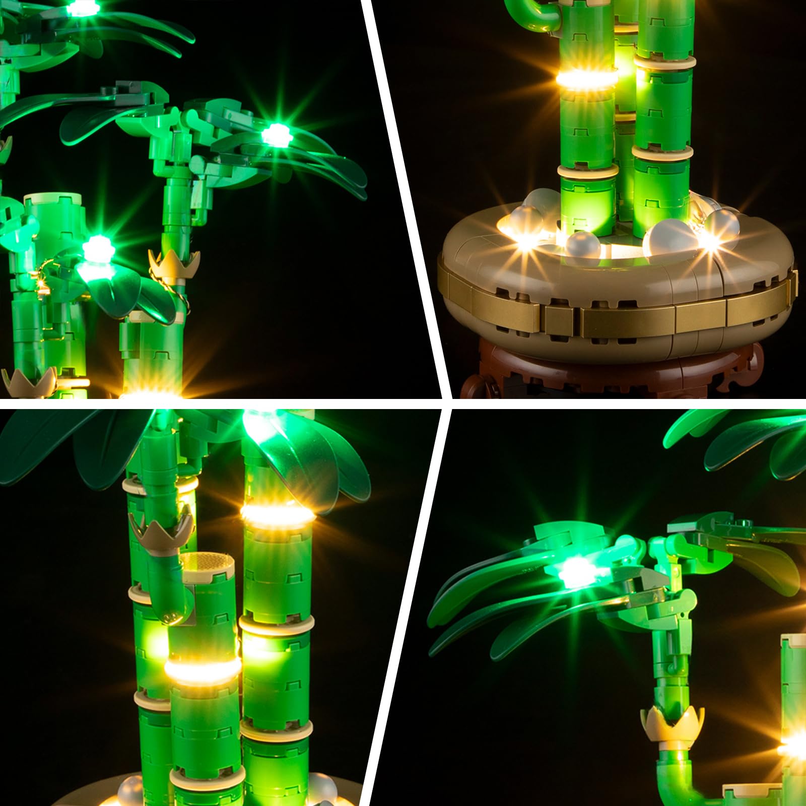BRIKSMAX Led Light Kit for Lego-10344 Lucky Bamboo -Lighting Kit Compatible with Lego The Botanical Collection Building Set- Not Include Lego Set - Image 4
