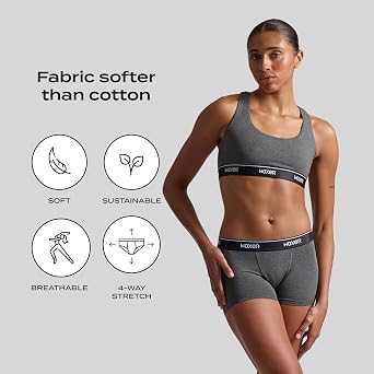 Woxer Womens Boxers - Star 3 Boy Shorts Underwear for Women - Boxer Briefs