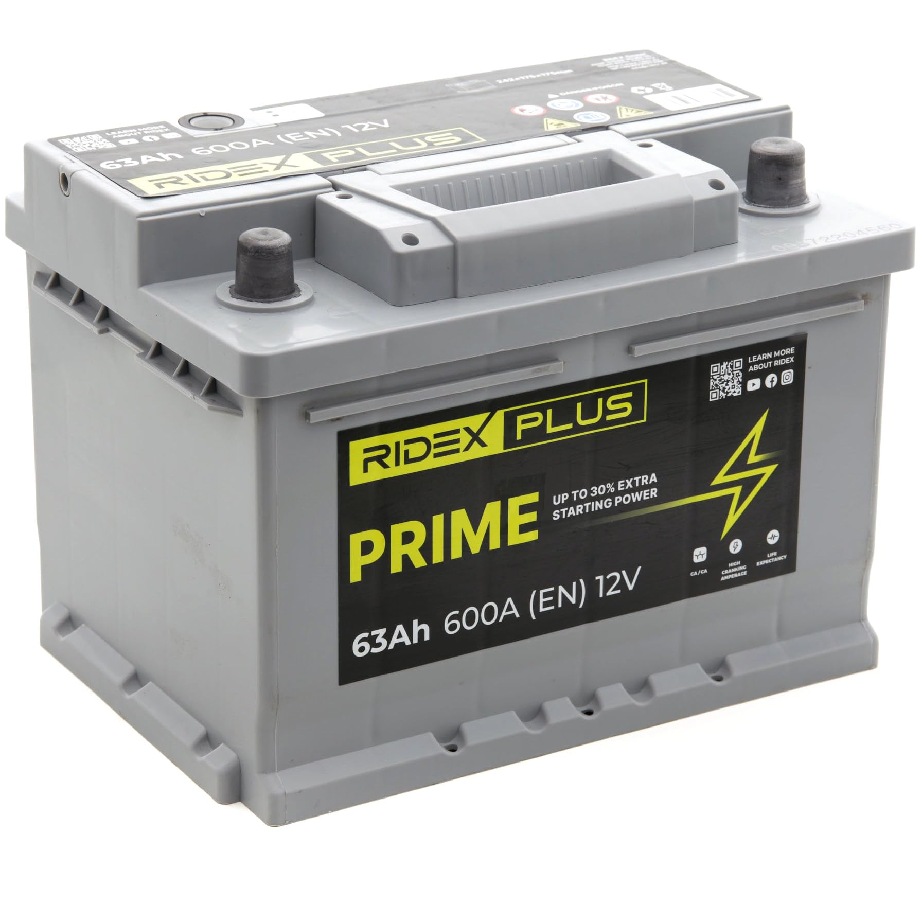 RIDEX PLUS 1S0033P Batterie Compatible avec VW Golf II 3/​5 portes 19E, 1G1