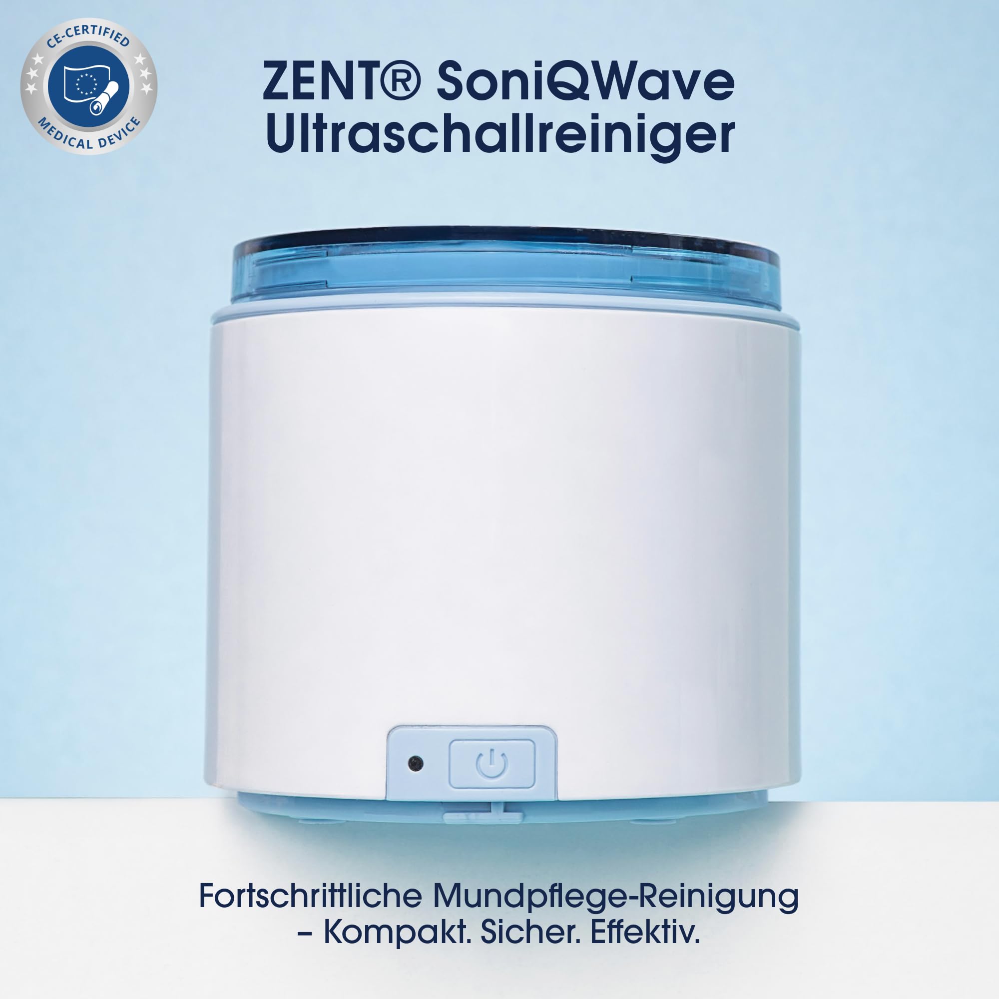 ZENT Ultraschallreinigungsgerät 200ml für Zahnspangen Schmuck
