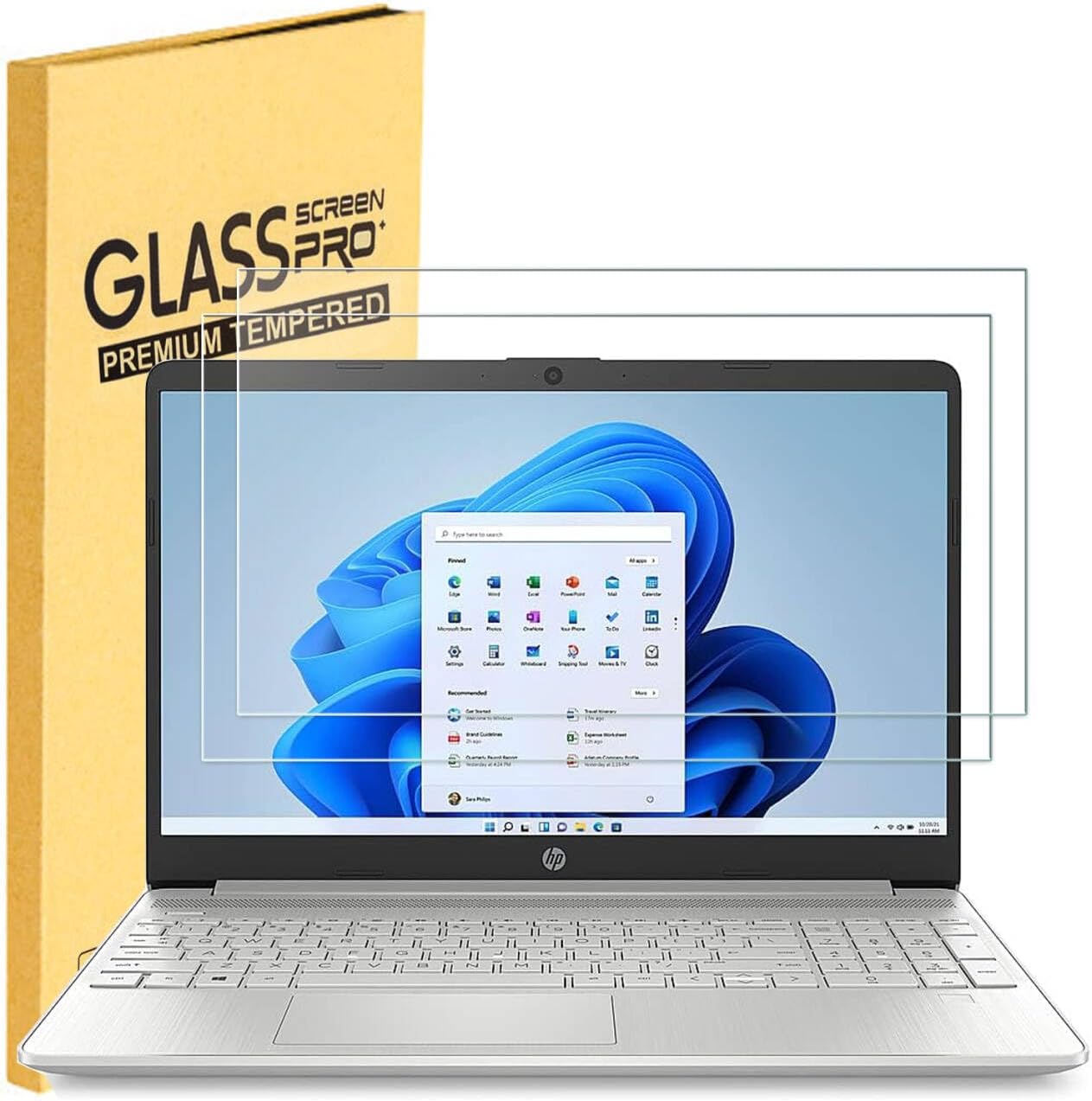 2 Pack 16 inch Tempered Glass Screen Protector for HP OmniBook 3/5/7 16/OMEN 16/Envy 16/Spectre x360 16/ZBook 16 / EliteBook 6/EliteBook 860/865/665/660/460/465 (G9/G10/G11)16" laptop 2 Pack Tempered Glass Screen Protector for HP 16" Laptop , OMEN 16, Envy 16, Spectre x360 16, ZBook 16, EliteBook 860/865/665/660/460/465 (G9/G10/G11)