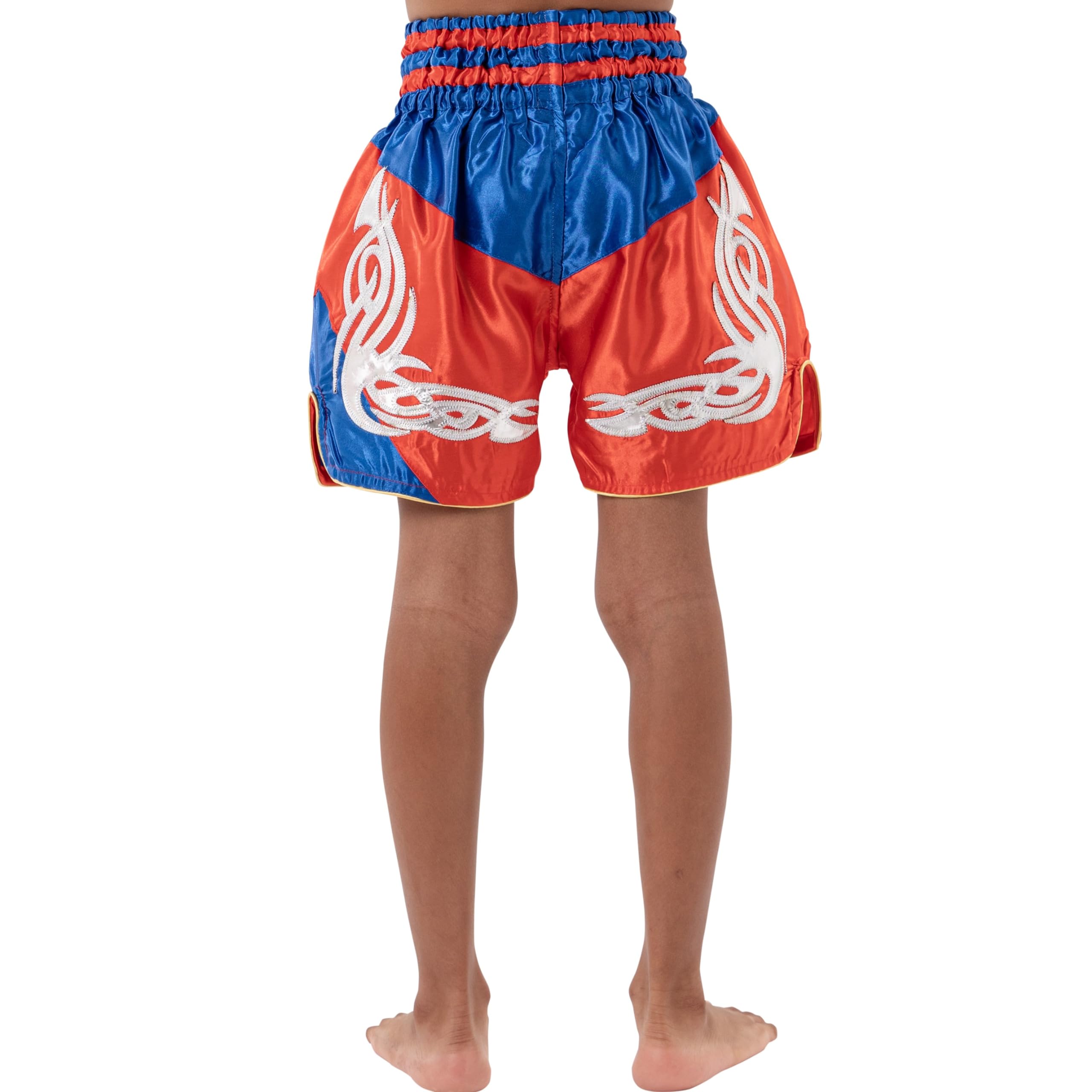 Pantalones Cortos de Muay Thai para Niños (2 Años - 12 Años) Niñas Niños Pantalones de Boxeo para Kickboxing MMA Artes Marciales