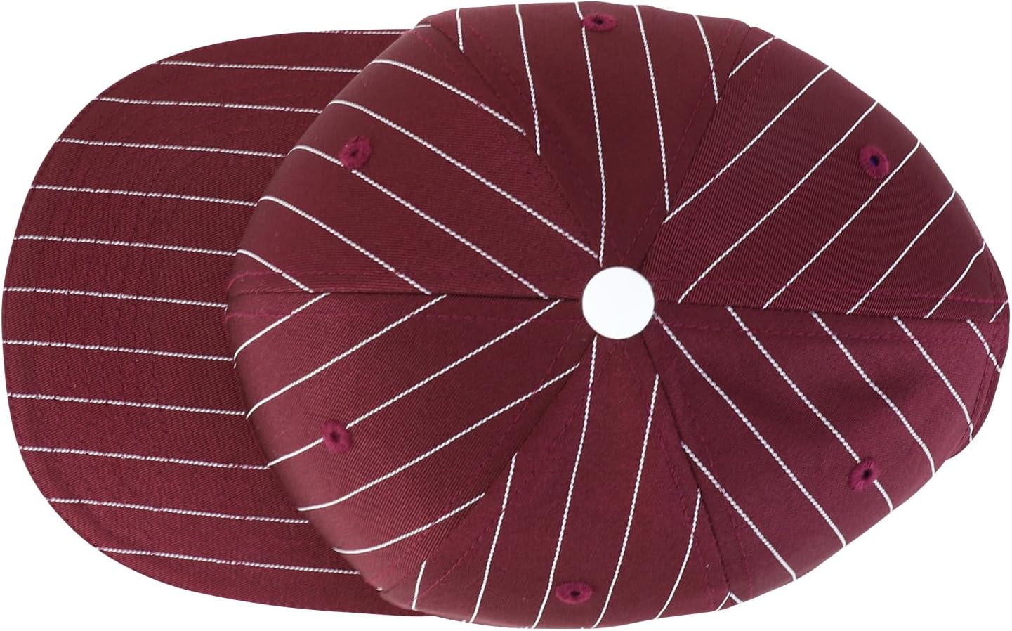 Trendy Apparel Shop 6 Panel Structured Pinstripe Snapback Baseball Cap