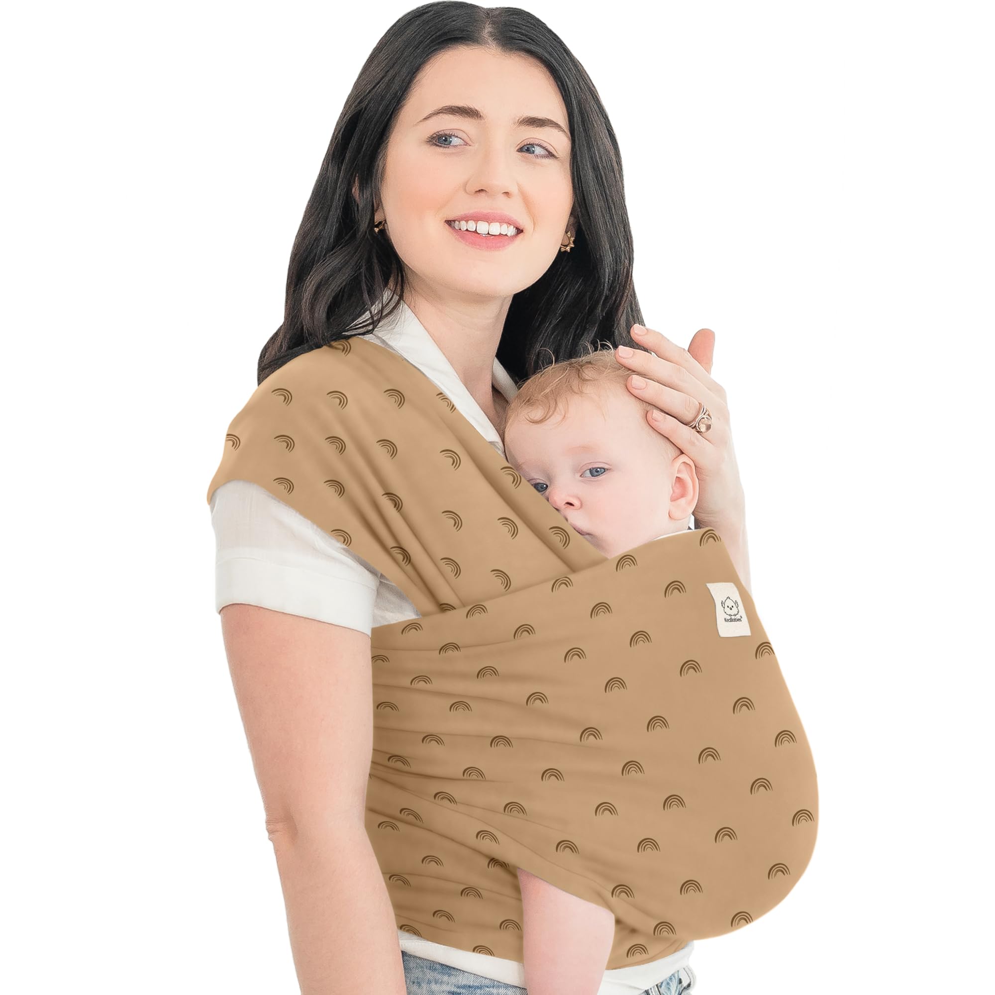 KeaBabies Baby Wrap Carrier - All in 1 Original Baby Carrier Newborn to Toddler Sling, Easy to Wear, Hands Free Bonding, Lightweight, Breathable
