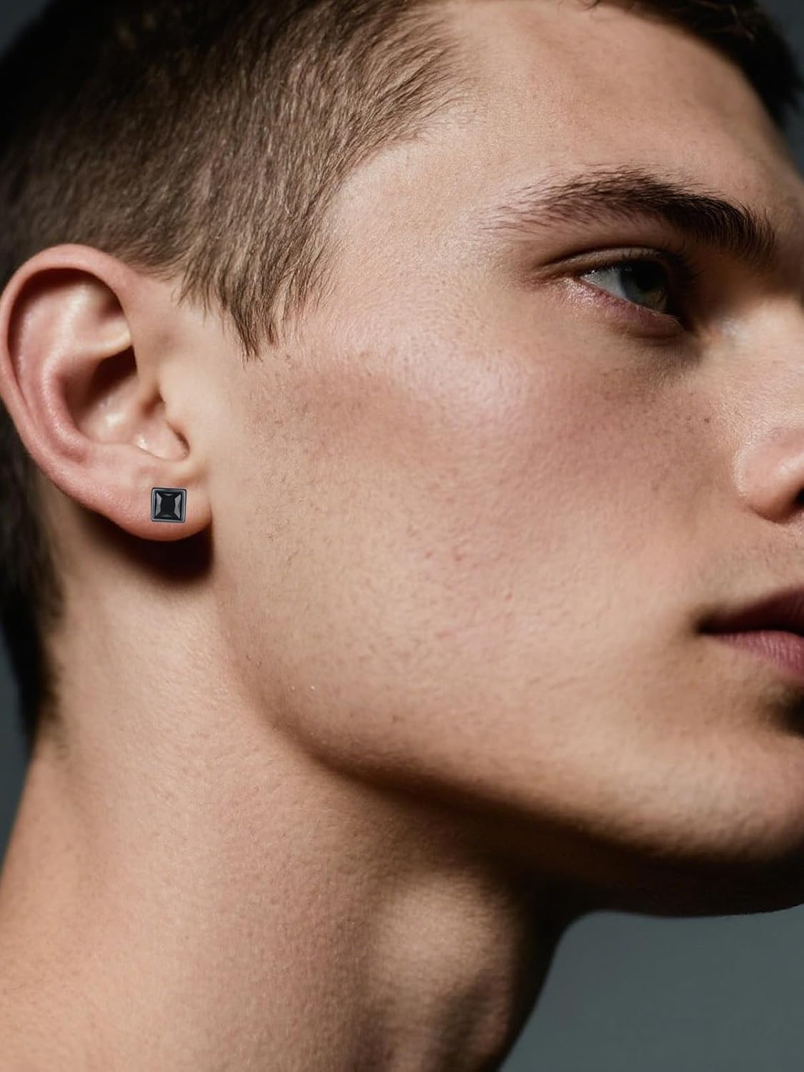 Stud Earrings 925 Sterling Silver Stud Earrings for Mens Womens Pierced Mens Earrings Jewelry Gift for Father's Day Gifts - Image 3