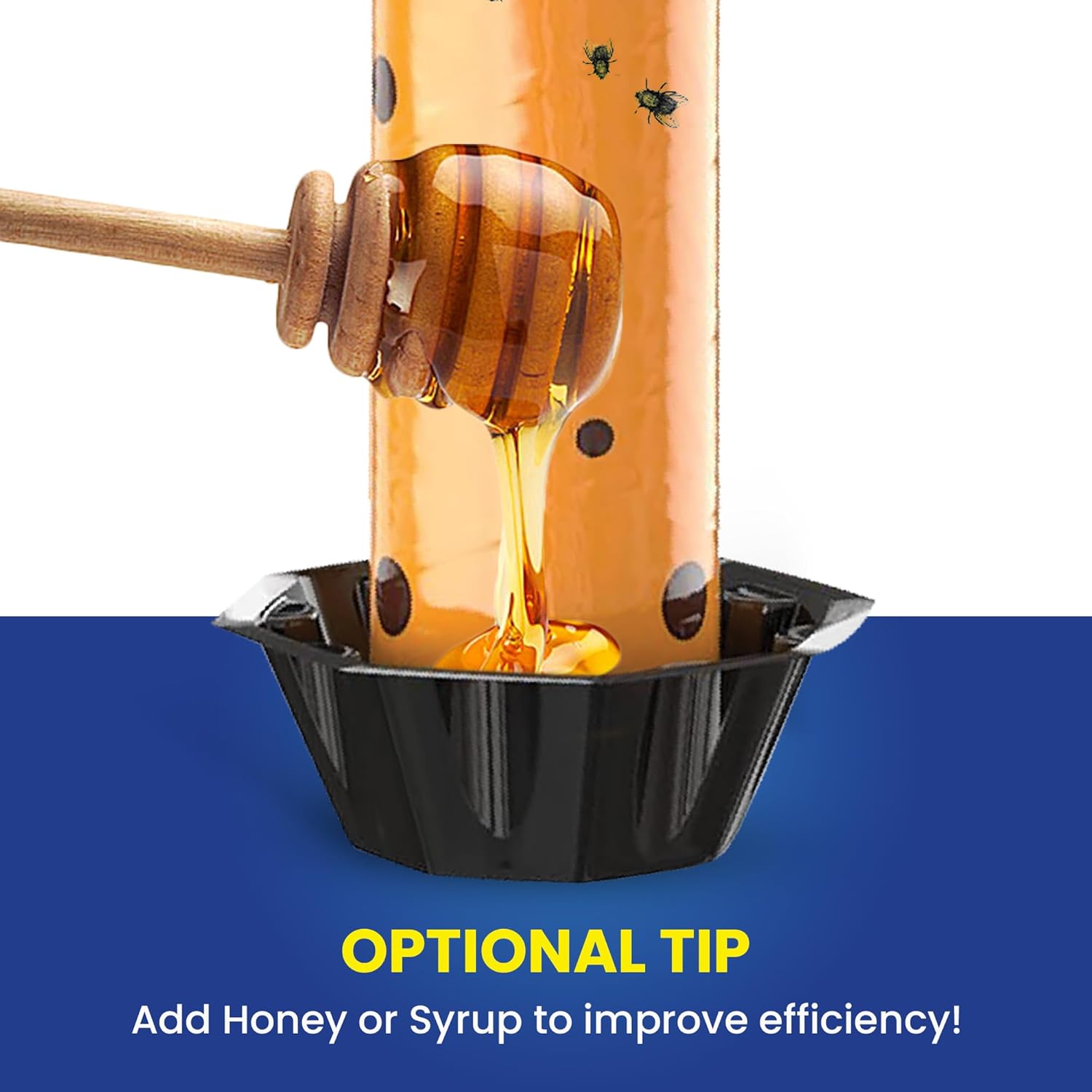 20pk GATCH Fruit Fly Trap, Fly Stick for Mosquitoes, Sticky Trap for Flies Gnats Wasp Flying Insects, Bug Catcher, Indoor or Outdoor Use, Ready to Use Home (20pk)