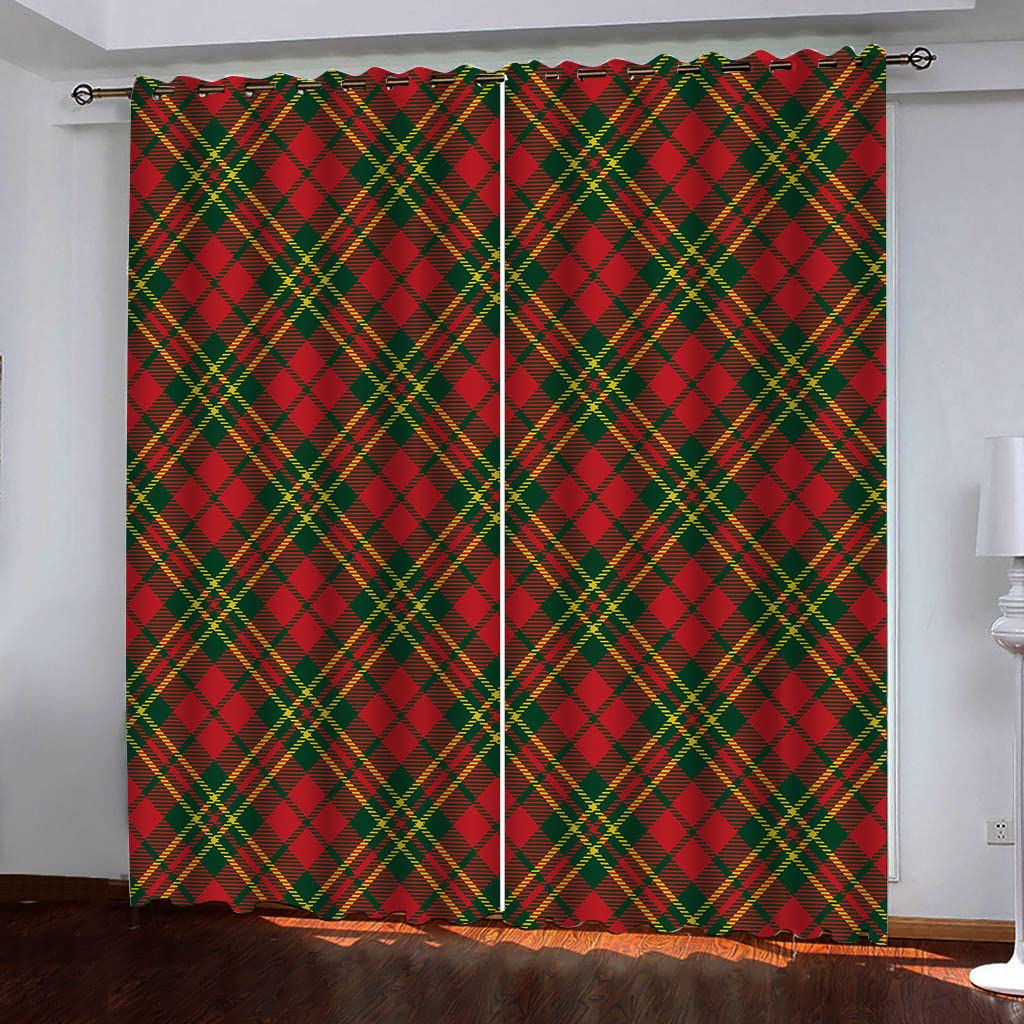 Rideaux occultants rouges 140x290 cm pour chambre et salon