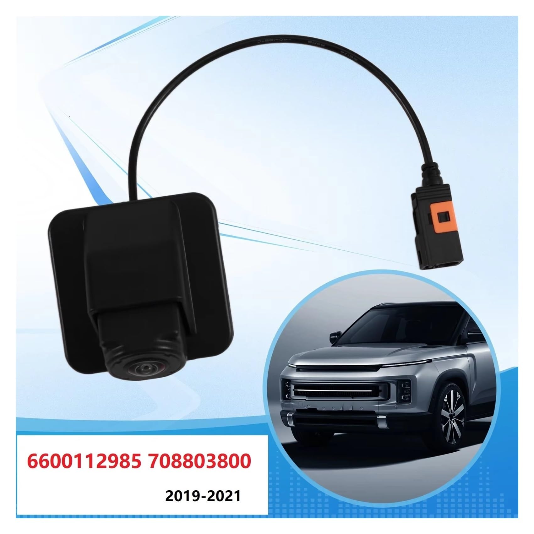 Caméra Recul 6600112985 708803800 pour Geely pour Xingyue 2019-2021 Vue Arrière Voiture Inversant 360 Caméra Panoramique Aide Secours Caméra Recul Voiture Arrière