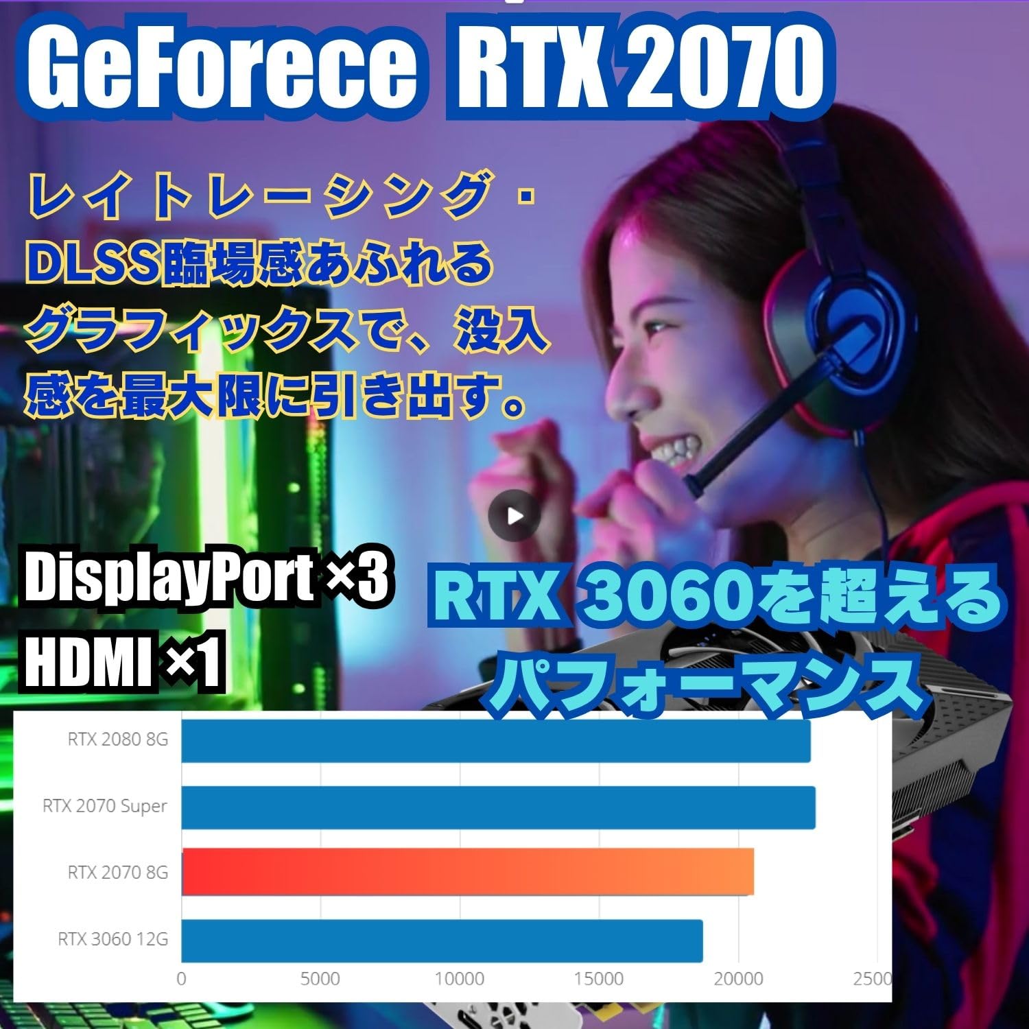 Amazon.co.jp: 【整備済み品】 ゲーミングPC デスクトップ タワー型