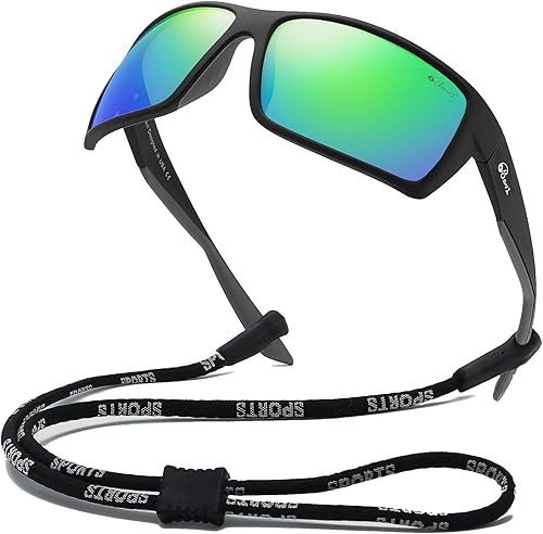 Bevi Gafas de sol deportivas polarizadas con montura TR 90 con bisagras de resorte para hombres y mujeres, ciclismo, correr, béisbol Bevi Gafas de sol deportivas polarizadas con montura TR 90 con bisagras de resorte para hombres y mujeres, ciclismo, correr, béisbol
