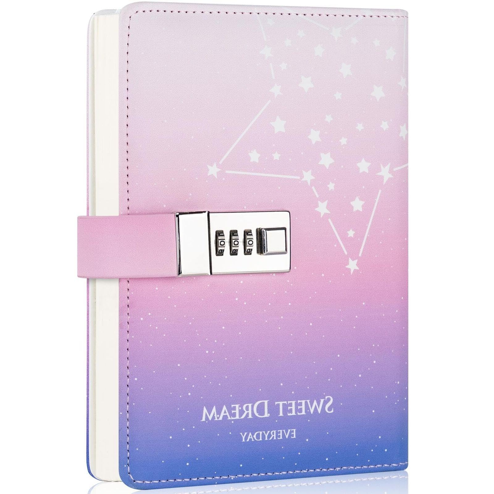 for Diary with Lock for Women Lockable Secret Girls Journal with Gifts Box,...