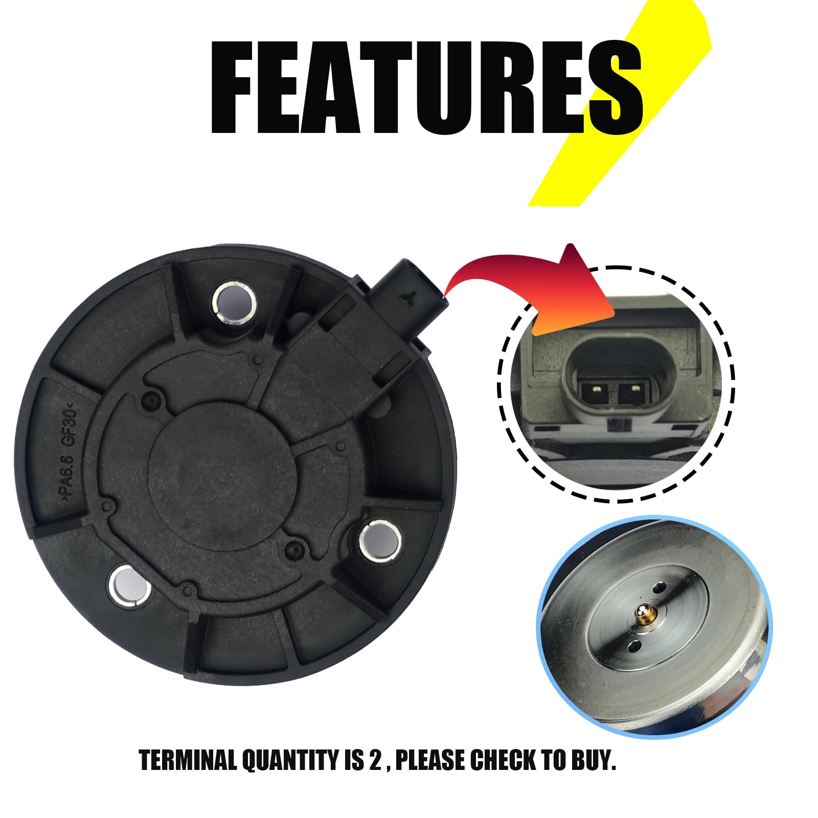 Camshaft Adjuster Magnet 06L109259A For VW/Audi 2.0L Turbo - Fits A4, Q5, Passat, Tiguan & More