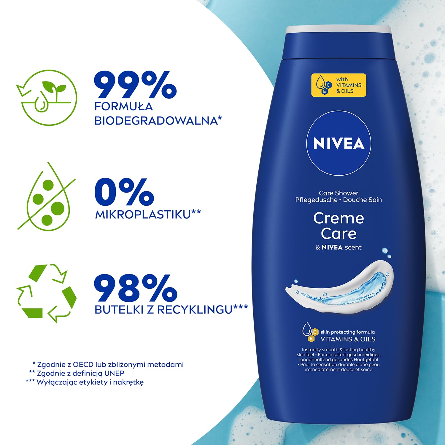 NIVEA Creme Care Kremowy pielęgnujący żel pod prysznic do ciała 750 ml