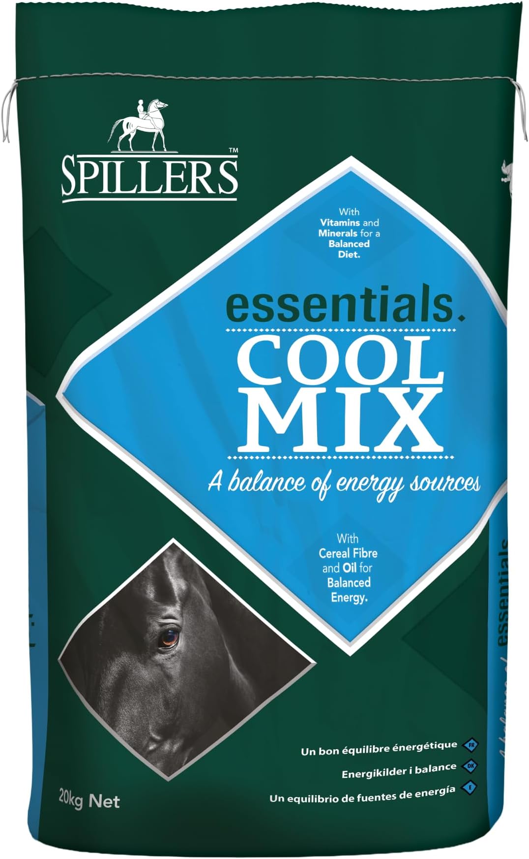 – SPILLERS Cool Mix Horse Feed 20KG – Food for Horses and Ponies with a Balance of Energy Sources – Horse Feed for Long Term Health