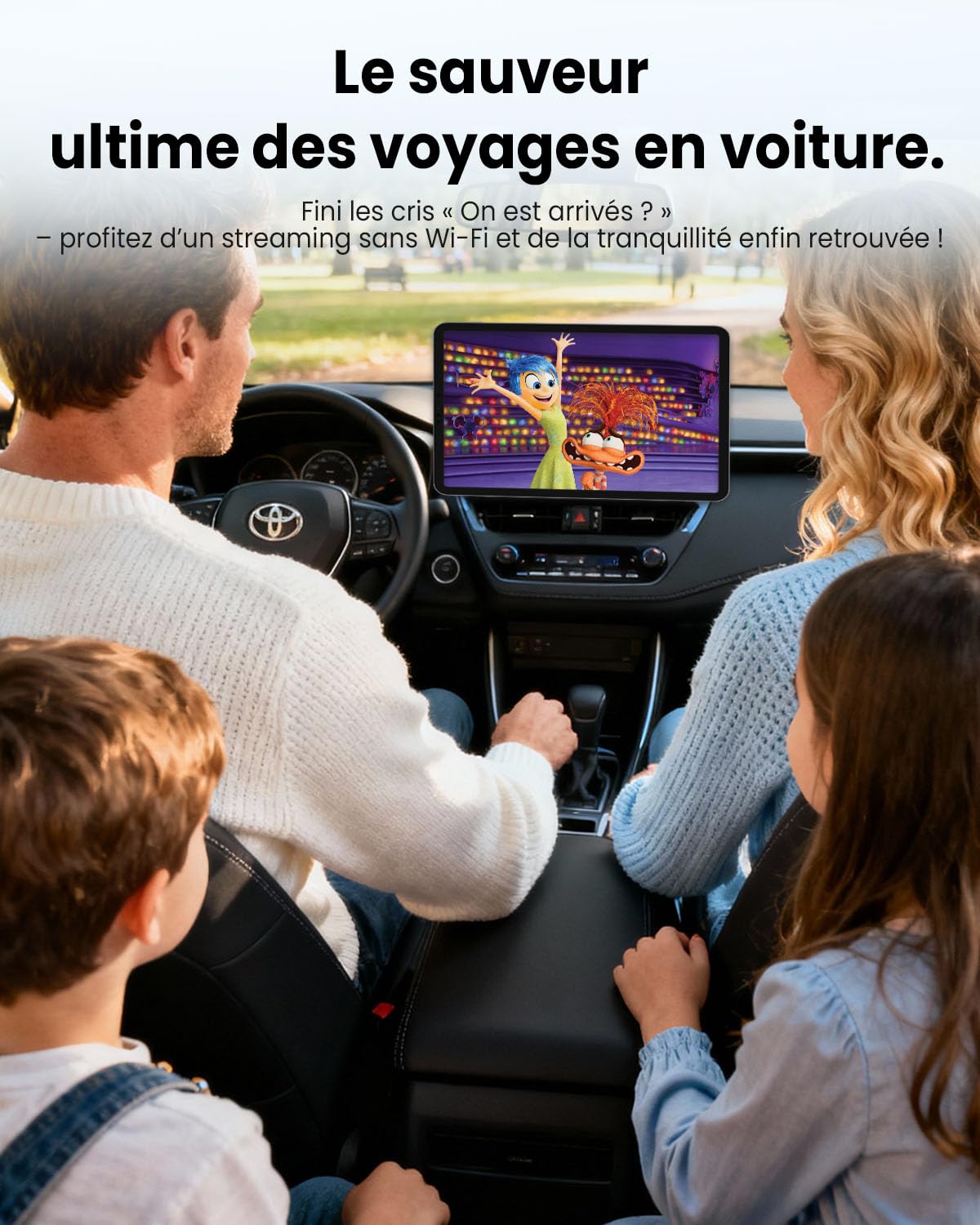 OTTOCAST Play2Video Ultra, 3-en-1 Boîtier AI pour Netflix/Youtube/Prime Video, Adaptateur CarPlay sans Fil & Android Auto avec clé USB, Wi-FI Dual Band, Bluetooth 5.4, 4Go+32Go, Plug & Play