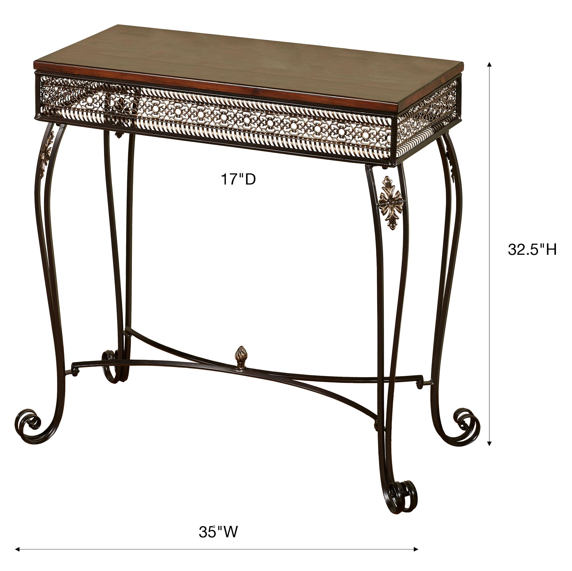 Amazon.com: Touch of Class Charleston Ornate Openwork Console