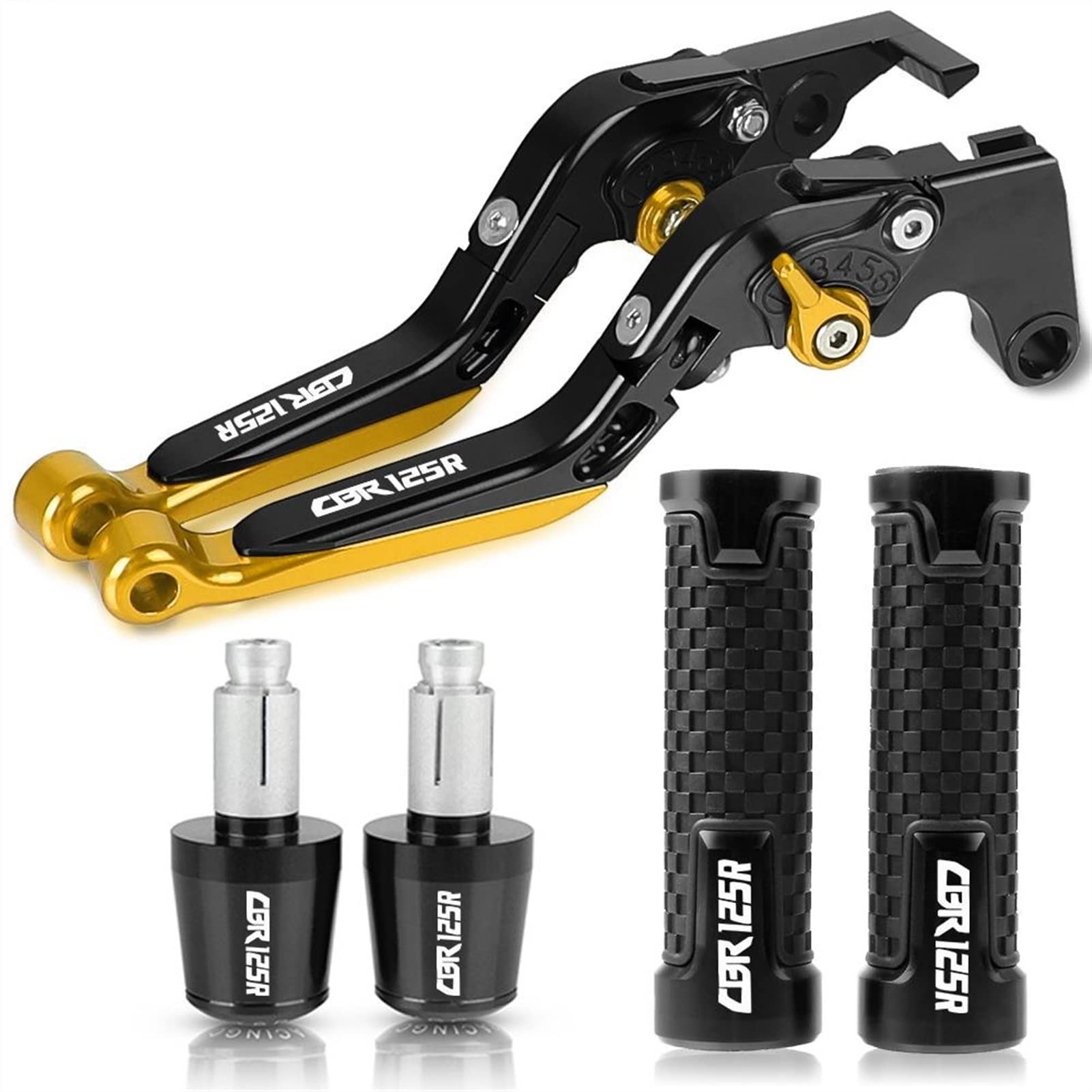 Motocyklowe regulowane dźwignie sprzęgła hamulca uchwyty uchwyty i końcówki do Honda CBR125R CBR 125R 2011-2020 2012 2013