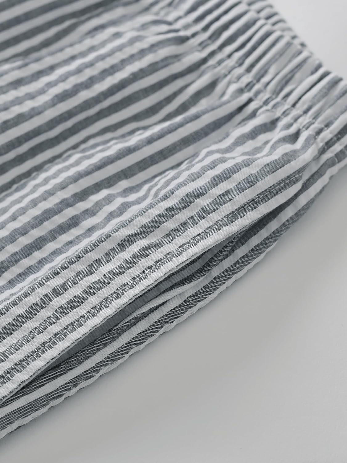 Latuza Women's 2 Pack Cotton Pajama Pants Seersucker Lounge Pants with Pockets - Image 5