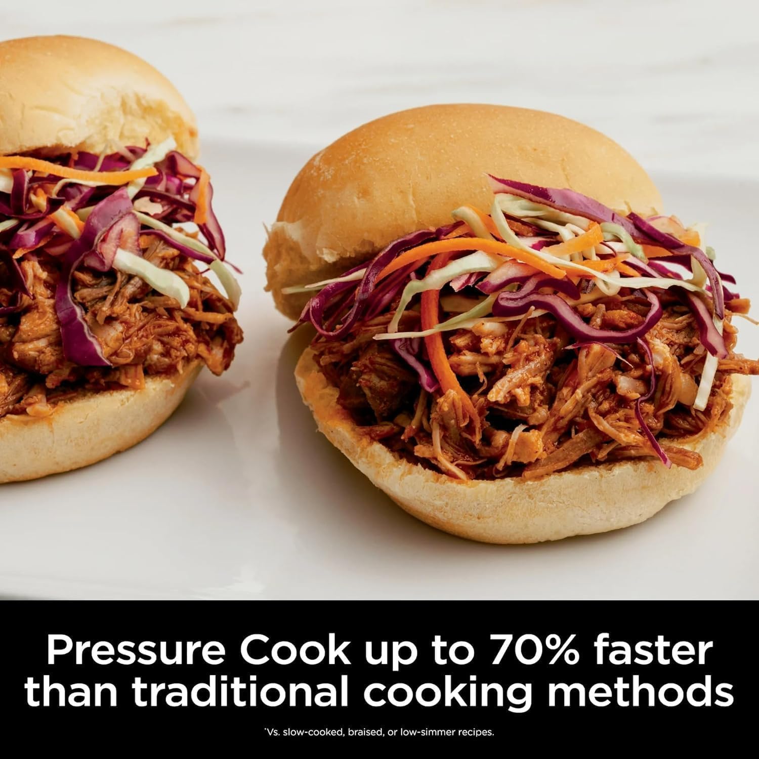Ninja Foodi PRO showcasing TenderCrisp Technology with a whole chicken