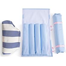 BRELIL Mahjong Rack Bag for 4 Racks & Pushers, Mahjong Storage Bag, Canvas Sleeve Organizer Fits 4 Racks, with a Mahjong Tile Storage Bag for Mahjong Tiles, Racks, and Pushers