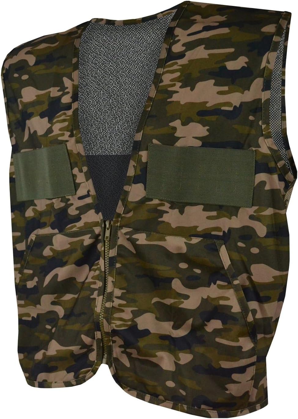 Quiet Wear Men's Camo Hunting Vest with Game Bag