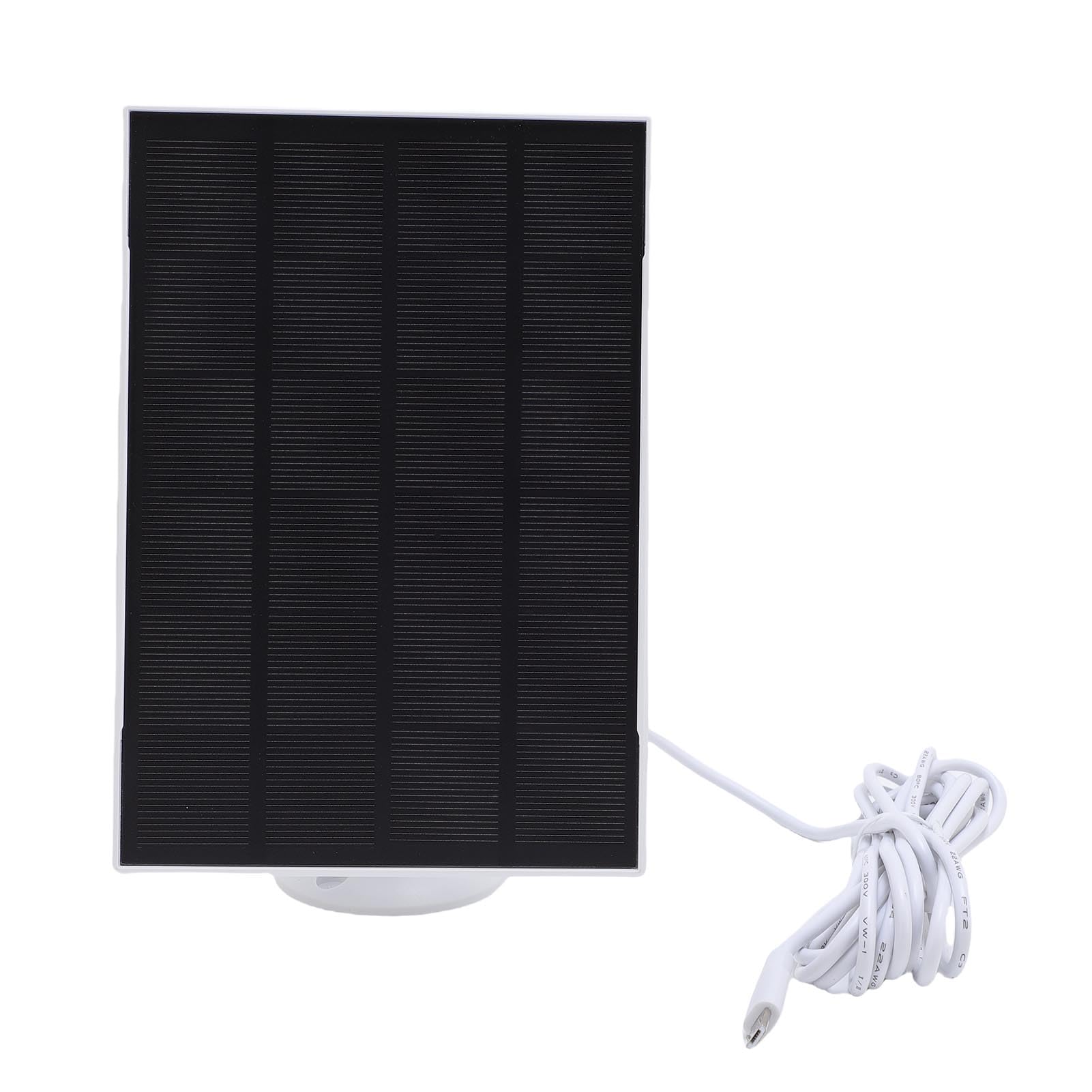 BRRNOO Pannello Solare 8W per Telecamera di Sicurezza Esterna 4, IP65,