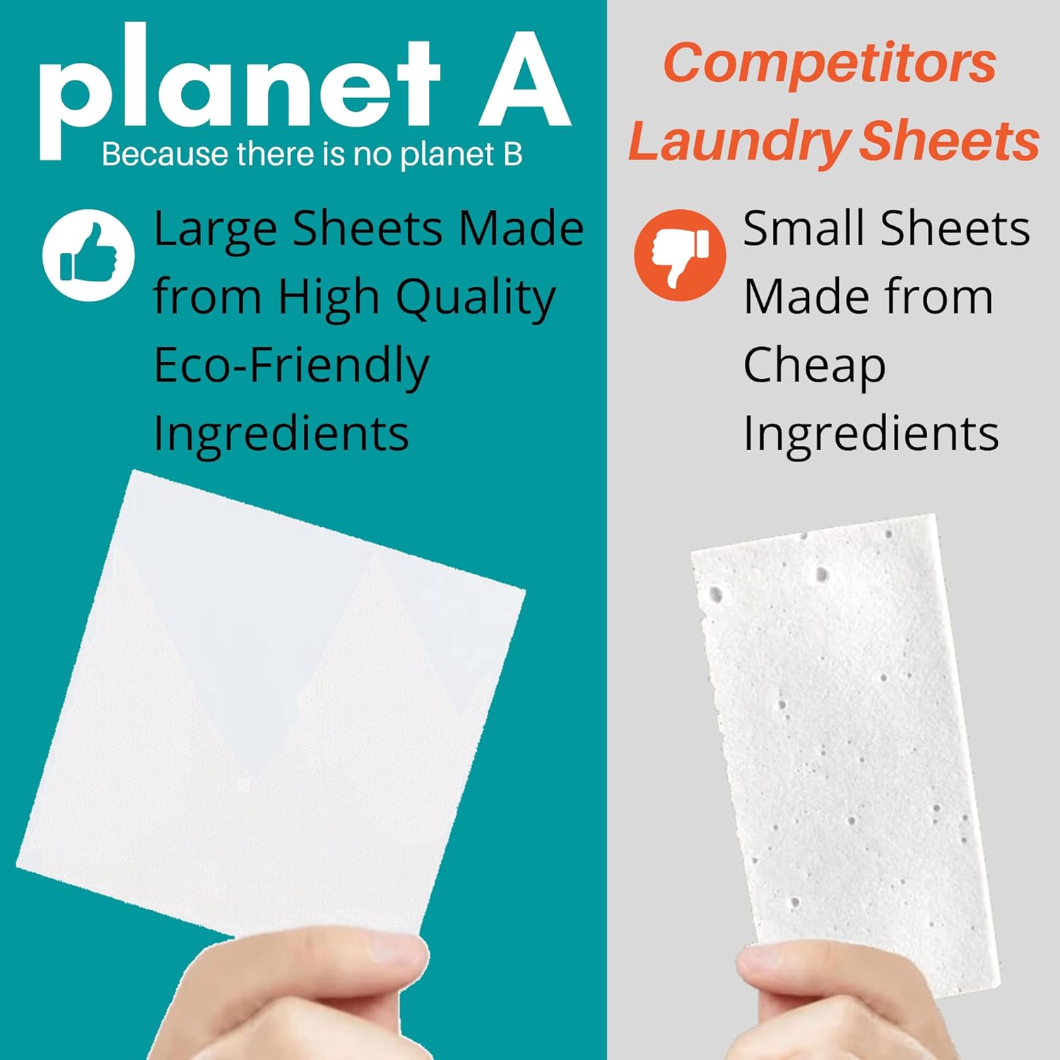 Planet A (60 Loads) Fresh Linen - Laundry Detergent Soap Sheets - Plastic Free - Hypoallergenic Eco Friendly Wash - No Liquid Great for Travel Cleaning Strips : Health & Household