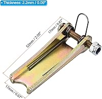 Vista 2 de PATIKIL Kit de cierre de seguridad de gancho de 2 pulgadas, paquete de 2 piezas de repuesto de enganche de receptor de remolque de metal