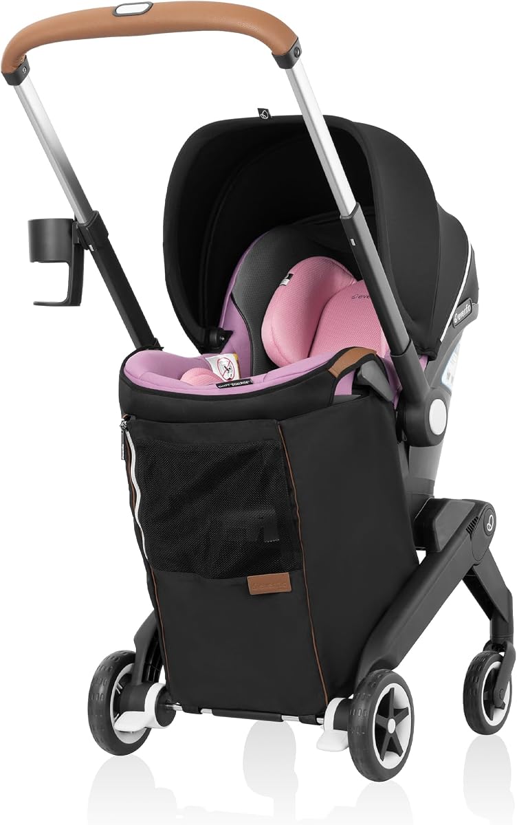 Evenflo Shyft DualRide Silla de coche para bebé Combo Opal