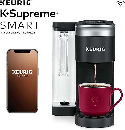 Miniatura 6 de Keurig K-Duo - Cafetera K-Supreme SMART de una sola porción, cafetera K-Supreme SMART con tecnología MultiStream, prepara tamaños de taza de 6 a 12