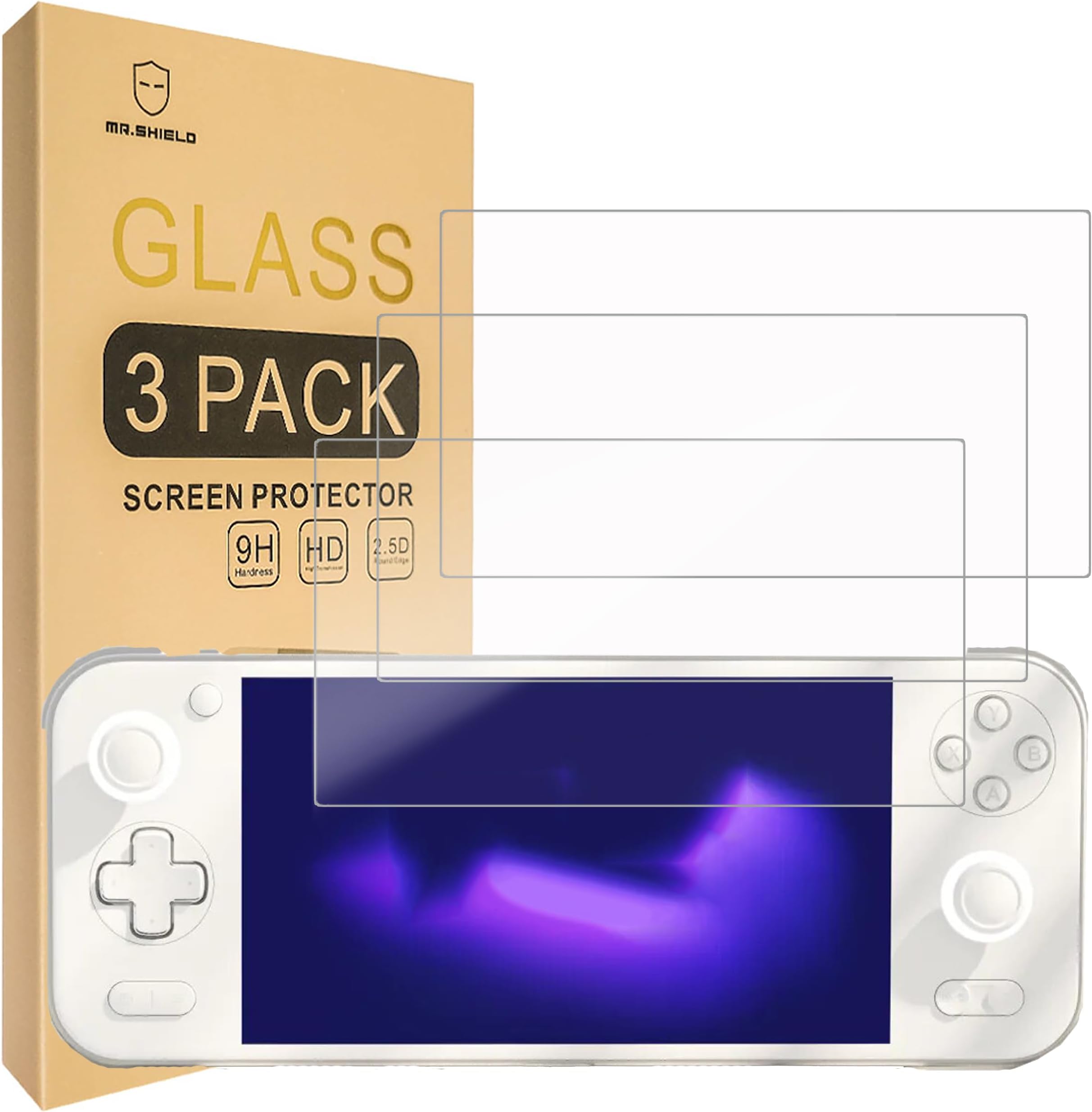 Mr.ShieldScreen Protector compatible with AYANEO Pocket S [Tempered Glass] [3-PACK] [Japan Glass with 9H Hardness]