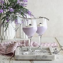 أكواب عصير زجاجية بحواف ذهبية، مجموعة من 6 قطع، كريستال شفاف طراز 1352