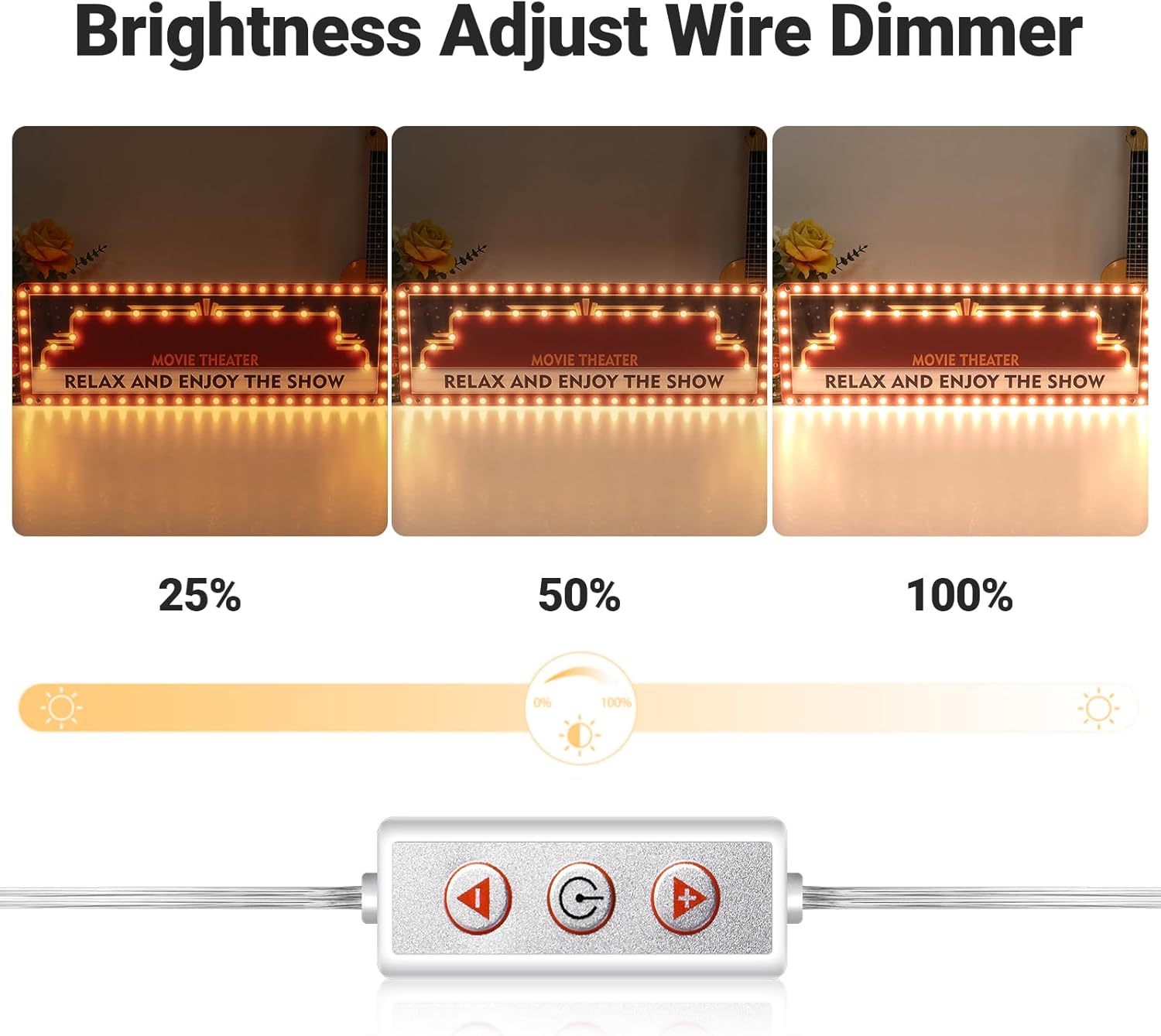 25 IN Large Home Movie Threater Sign, Personalized Movie Theater LED Sign with Stickers, Bottle Service Marquee Light up Sign for Backyard Patio Cinema Decor Party Backdrop Gift Room Bedroom