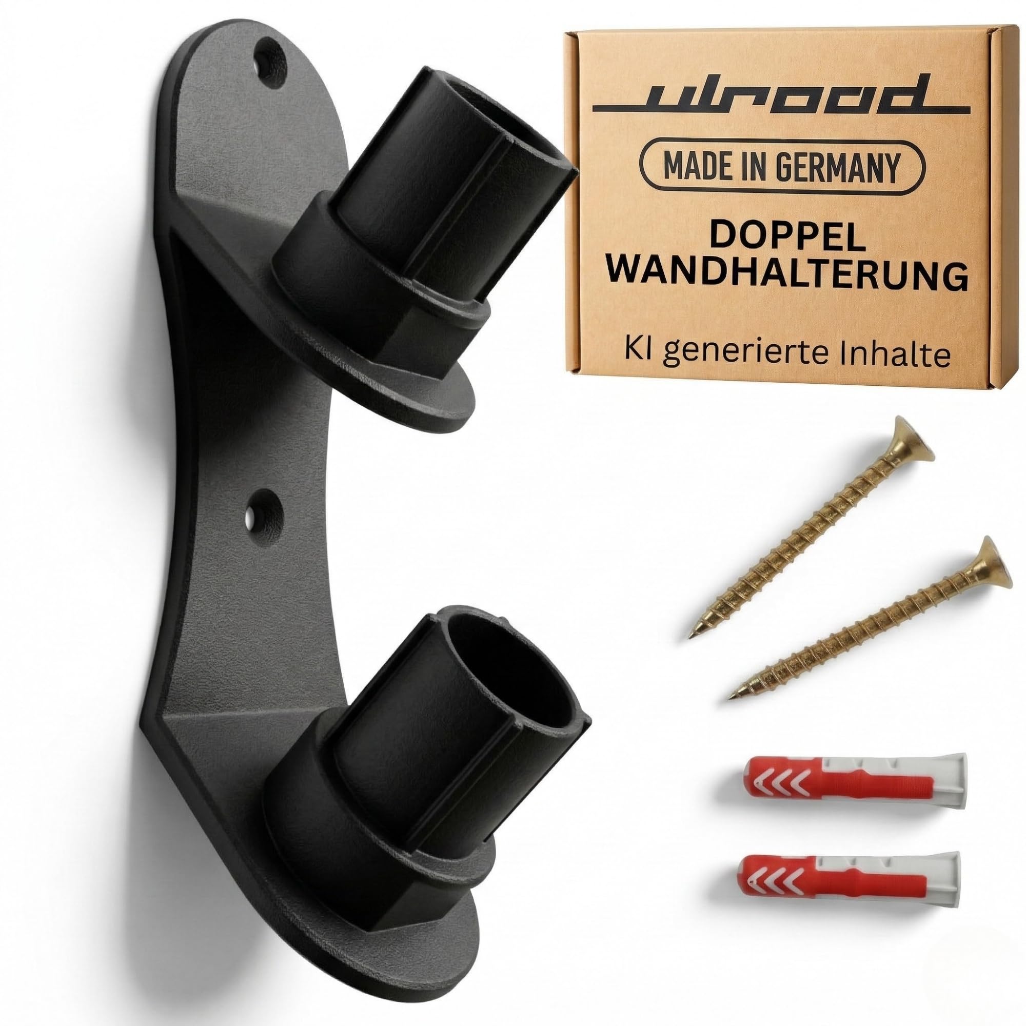 Supporto da parete adatto per Dyson V16 accessori Made in Germany – per ugello spazzola e supporto da parete (2 ugelli)