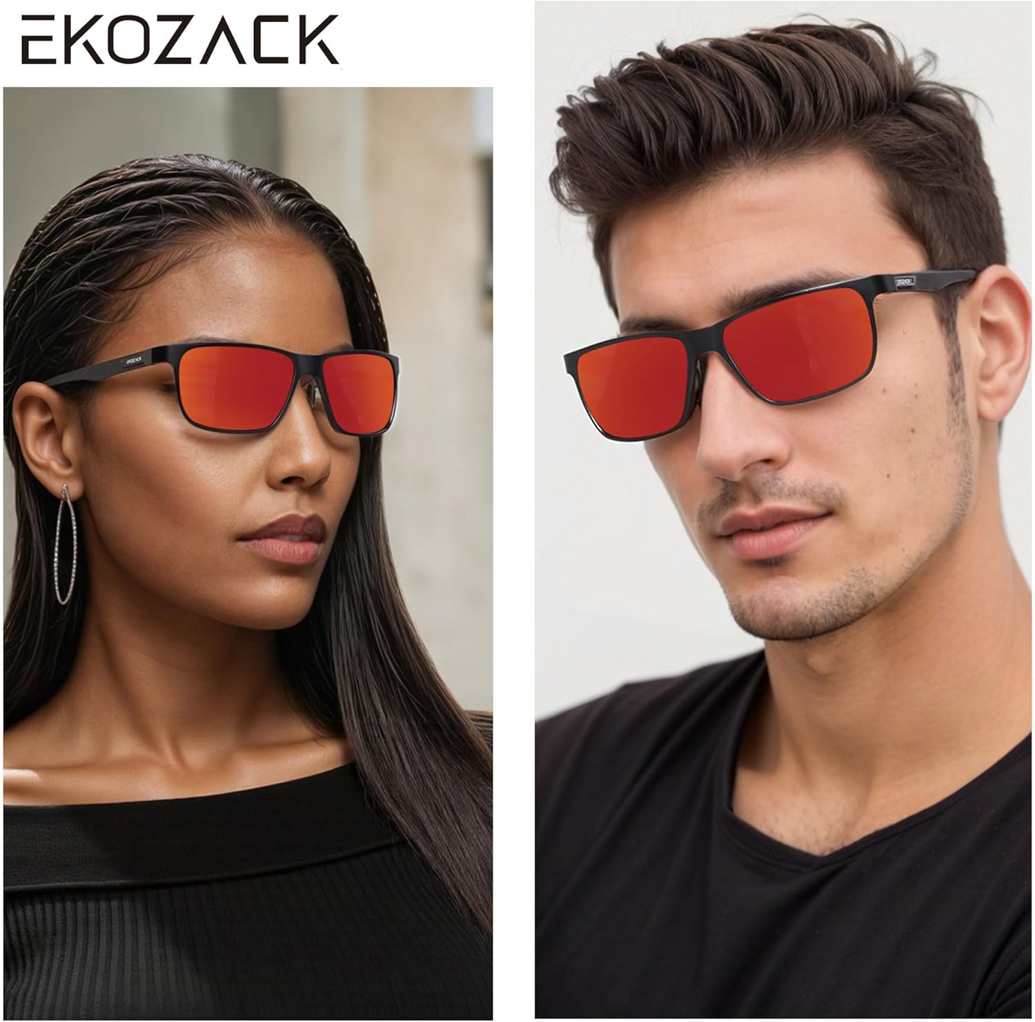 Carbon Fiber Sunglasses for Men Polarized Ultralight Classic Square Sun Glasses Driving Fishing Golf - Image 5