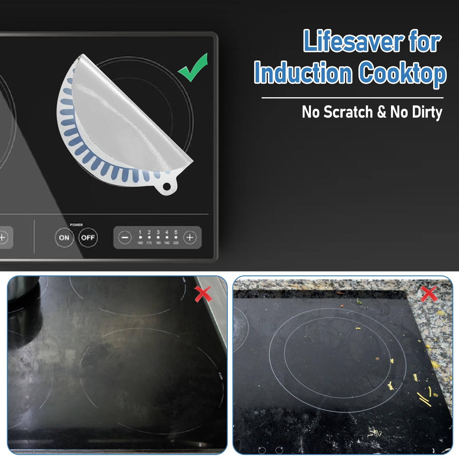 Tappetino In Silicone Termocromo Per Piani Cottura A Induzione - Rotondo, Antiscivolo, Riutilizzabile (18cm) - Foto 11