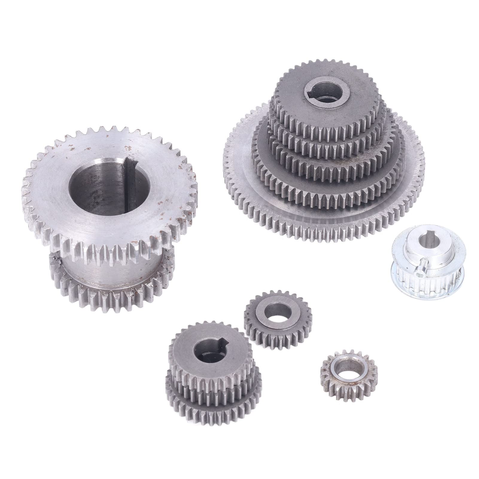17 Piezas Engranajes de para Torno Mini, Hierro Fundido HT250