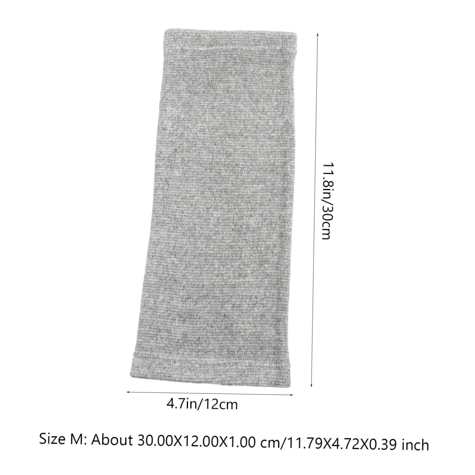 Gogogmee 2Pcs Knee Warmer Self Heating Knee Brace Pads for Relief Comfortable Support for Joint Protection for Sports and Sleep Wear Grey Aicao Design