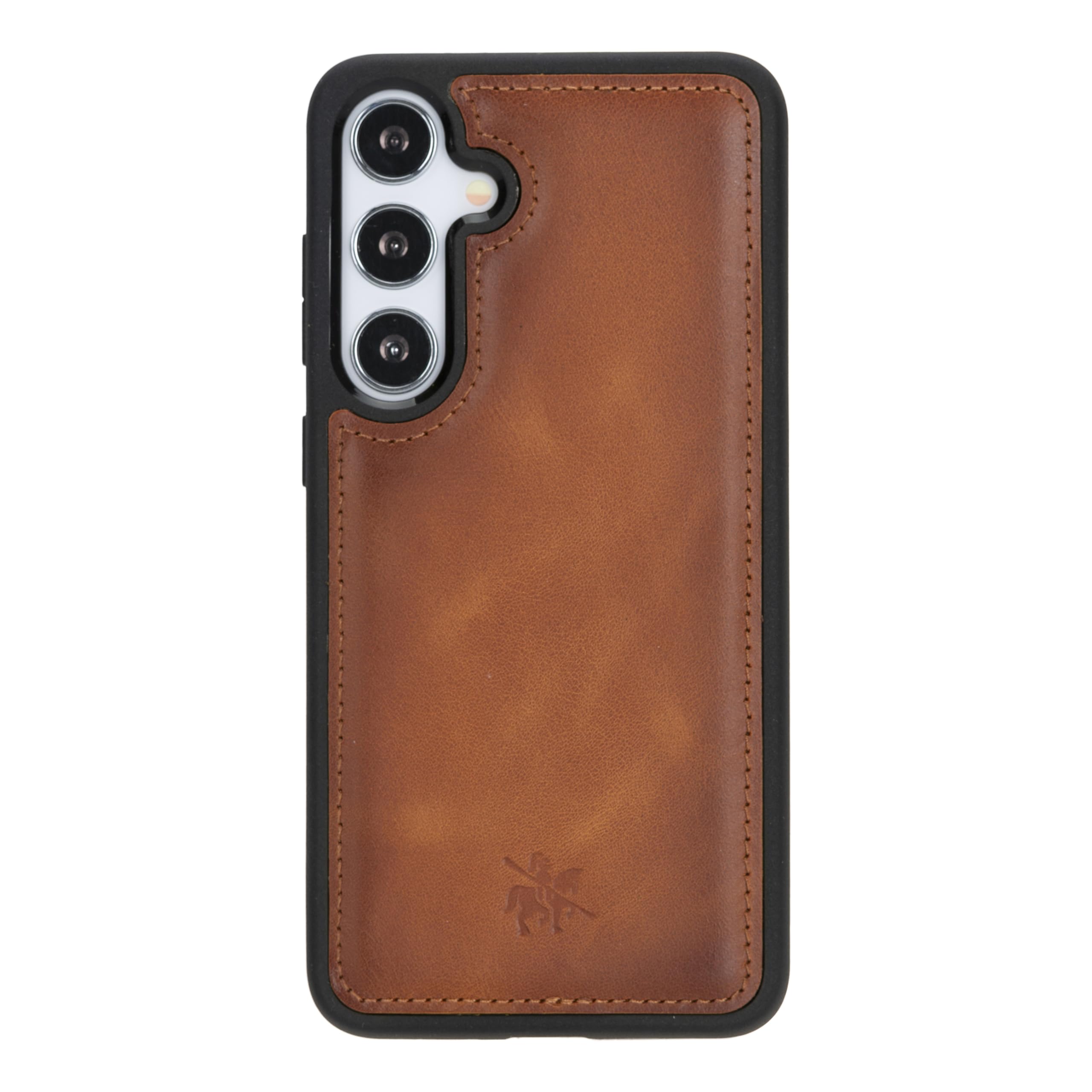 Venito Lucca Flex Leather Case Compatible with Samsung Galaxy S24 Plus (6.7 inches) Case – Extra Secure with Padded Back Cover (Antique Brown)