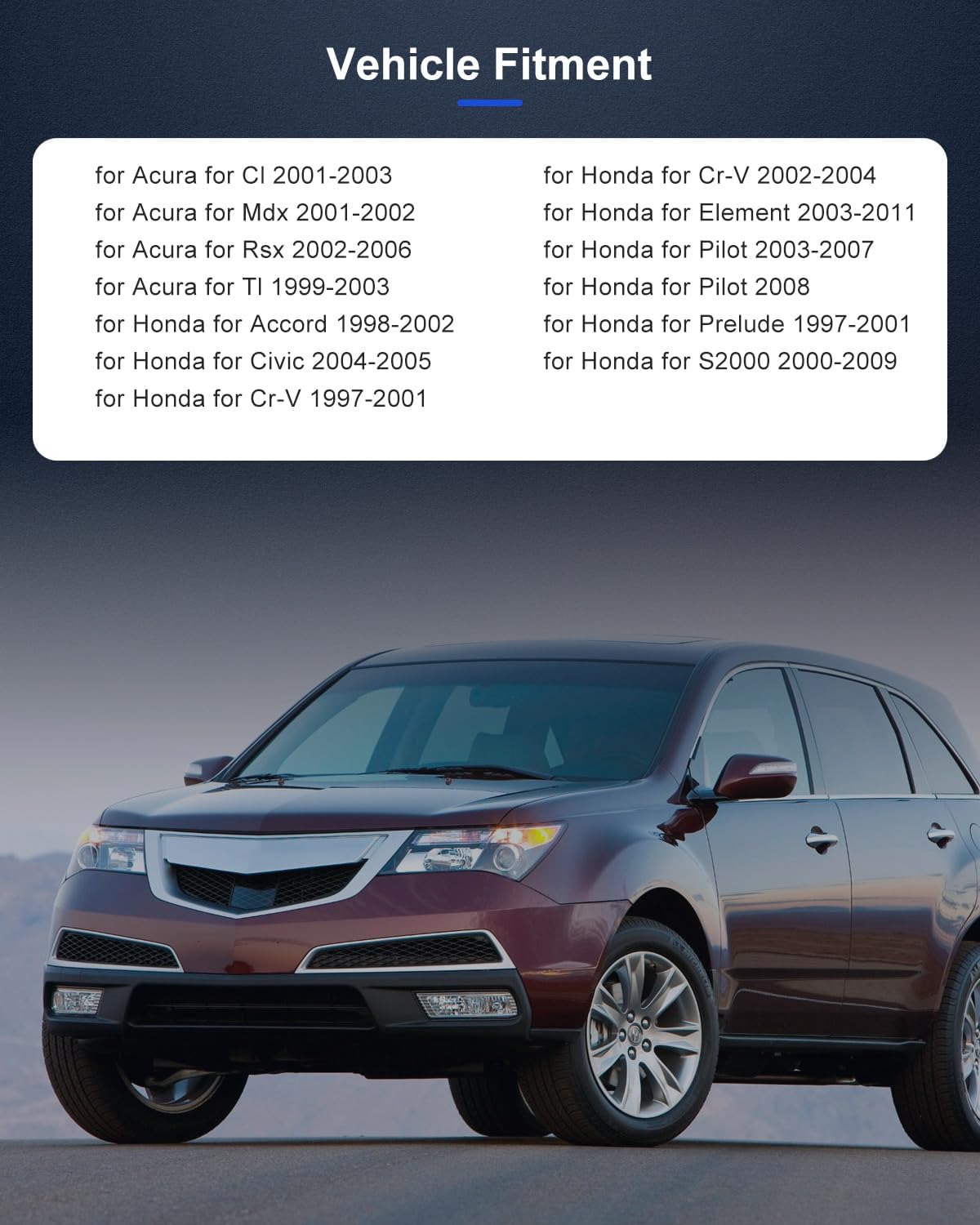 ECCPP Wheel Hub and Bearing Assembly Front 510050 fit for Acura Mdx 2001-2002, for Honda Pilot 2003-2007, for Honda Pilo Wheel Bearing Hubs 2pcs