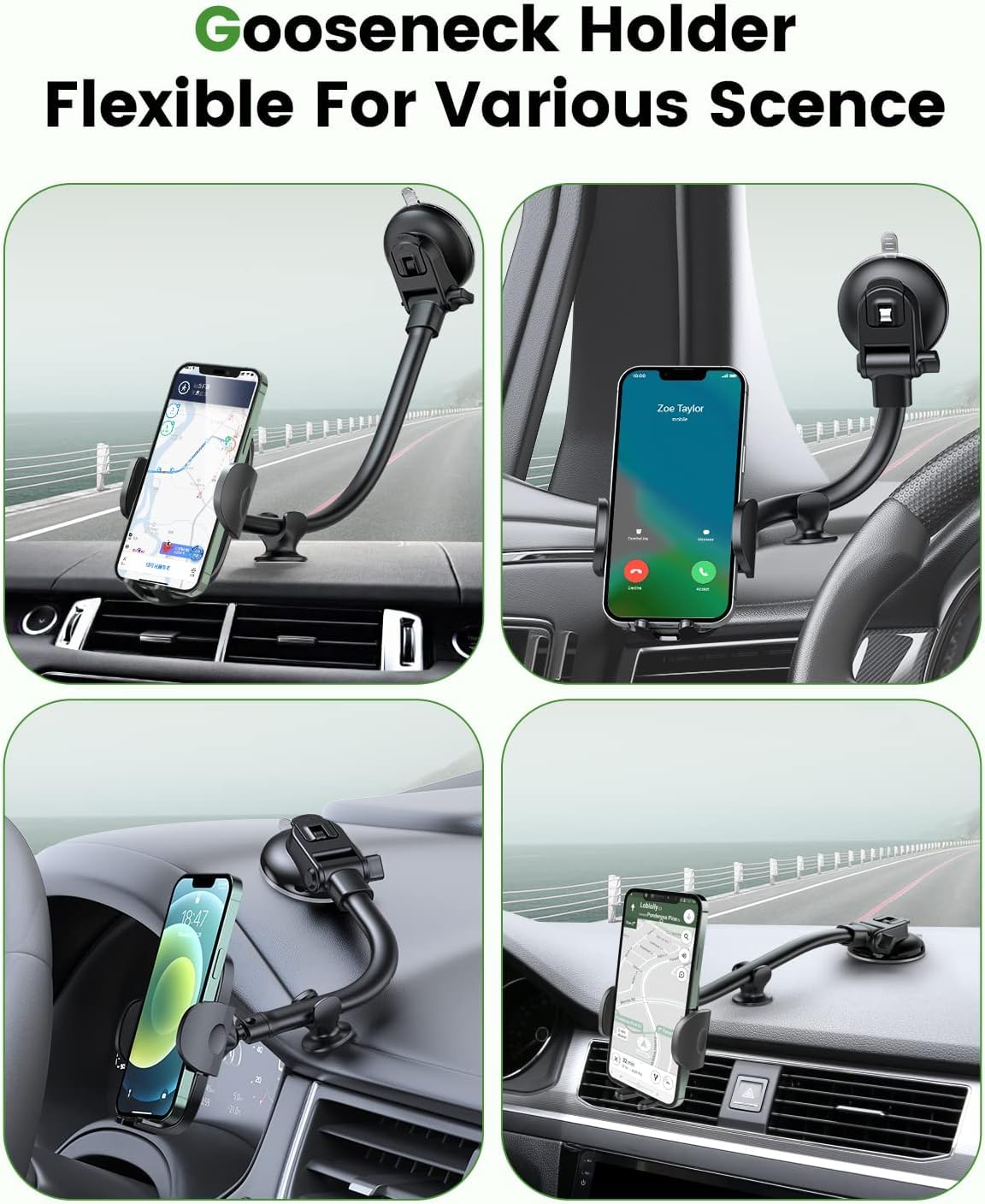 HEARTZ XPL370 ARAÇ TELEFON TUTUCU SÜPER VAKUM UZUN VE ELASTİK YAPI İLE TAMAMEN ÖZGÜR HAREKET İMKANI VERİR DESTEK KOLU BULUNUR GERÇEKTEN EN İYİSİ !!!!!